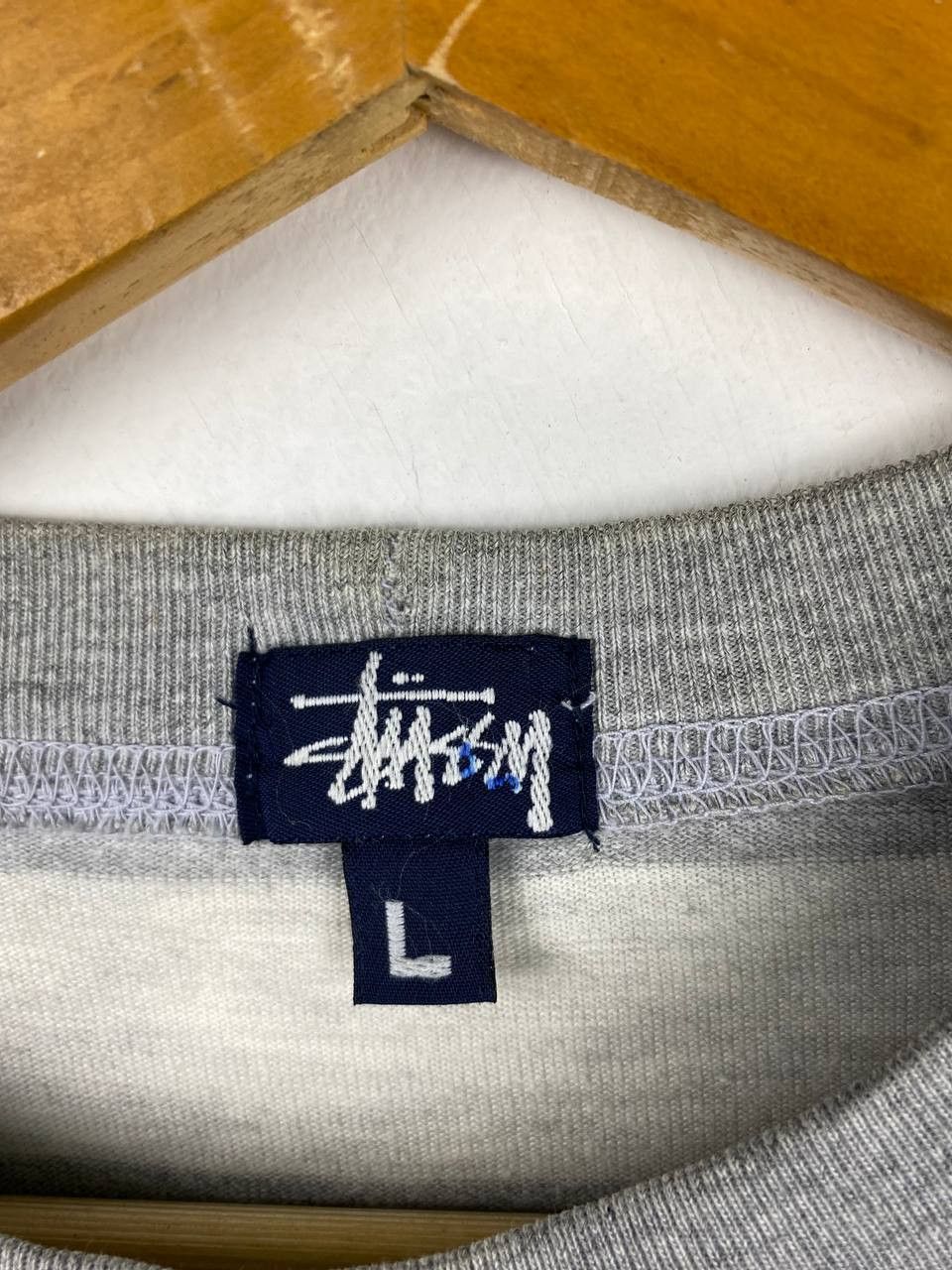 Stussy vintage stussy longsleeves striped tee nice design Size US L / EU 52-54 / 3 - 5 Thumbnail