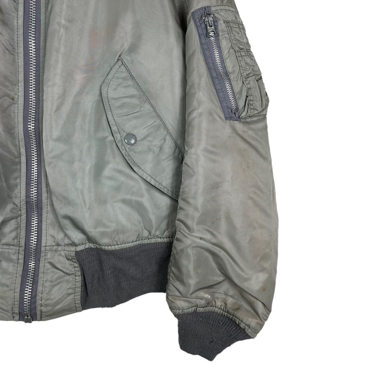 Alpha Industries 🔥 VINTAGE RIOT RIOT AFFA ALPHA MA-1 BOMBER JACKET Size US S / EU 44-46 / 1 - 5 Thumbnail