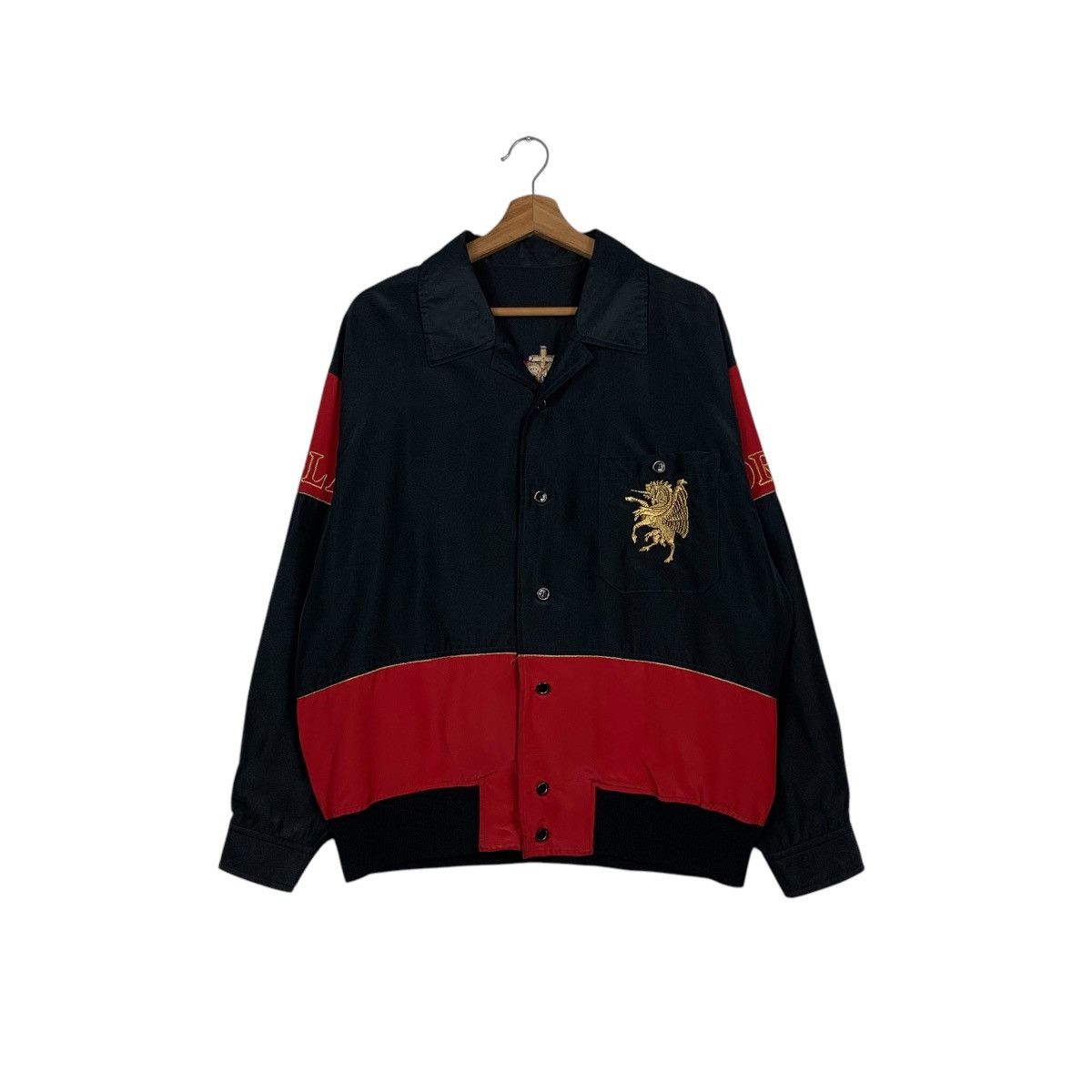 Japanese Brand NEW ENGLAND Embroidery Big Logo Button Jacket #2035-C88 Size US L / EU 52-54 / 3 - 3 Thumbnail