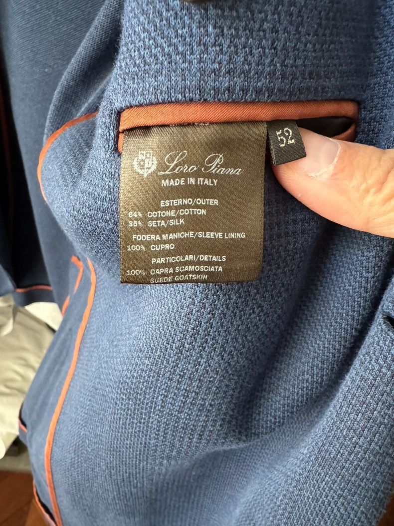 Loro Piana LORO PIANA size52 Silk cotton blend Size 38S - 4 Thumbnail