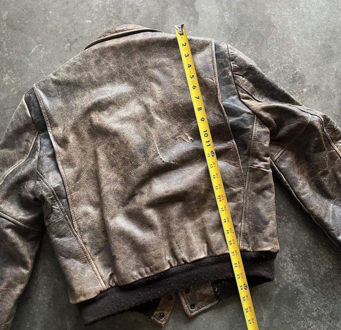 Cooper True Vintage 1970s RARE Made in USA A-2 Flight Bomber Jacket Size US S / EU 44-46 / 1 - 7 Thumbnail