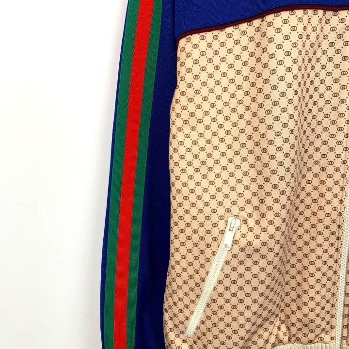 Gucci Gucci Logo Print Stripe Zip Jacket Size US S / EU 44-46 / 1 - 4 Thumbnail