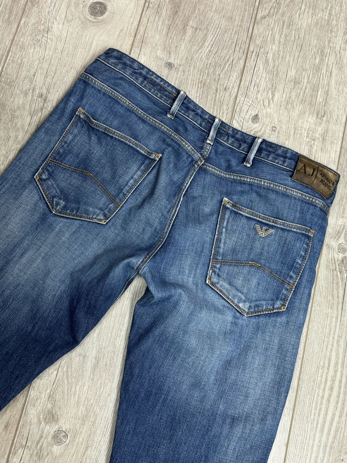 Armani Armani Jeans metal logo luxury Japanese style size 34 Size US 34 / EU 50 - 11 Thumbnail