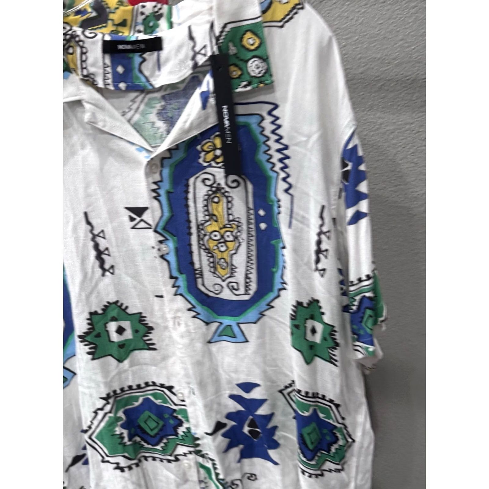 Fashion Nova NWT Fashion Nova Beaches Calling Shirt 2XL XXL Long Sleeve Button Up Shirt Mens Multicolor Size US XXL / EU 58 / 5 - 4 Thumbnail