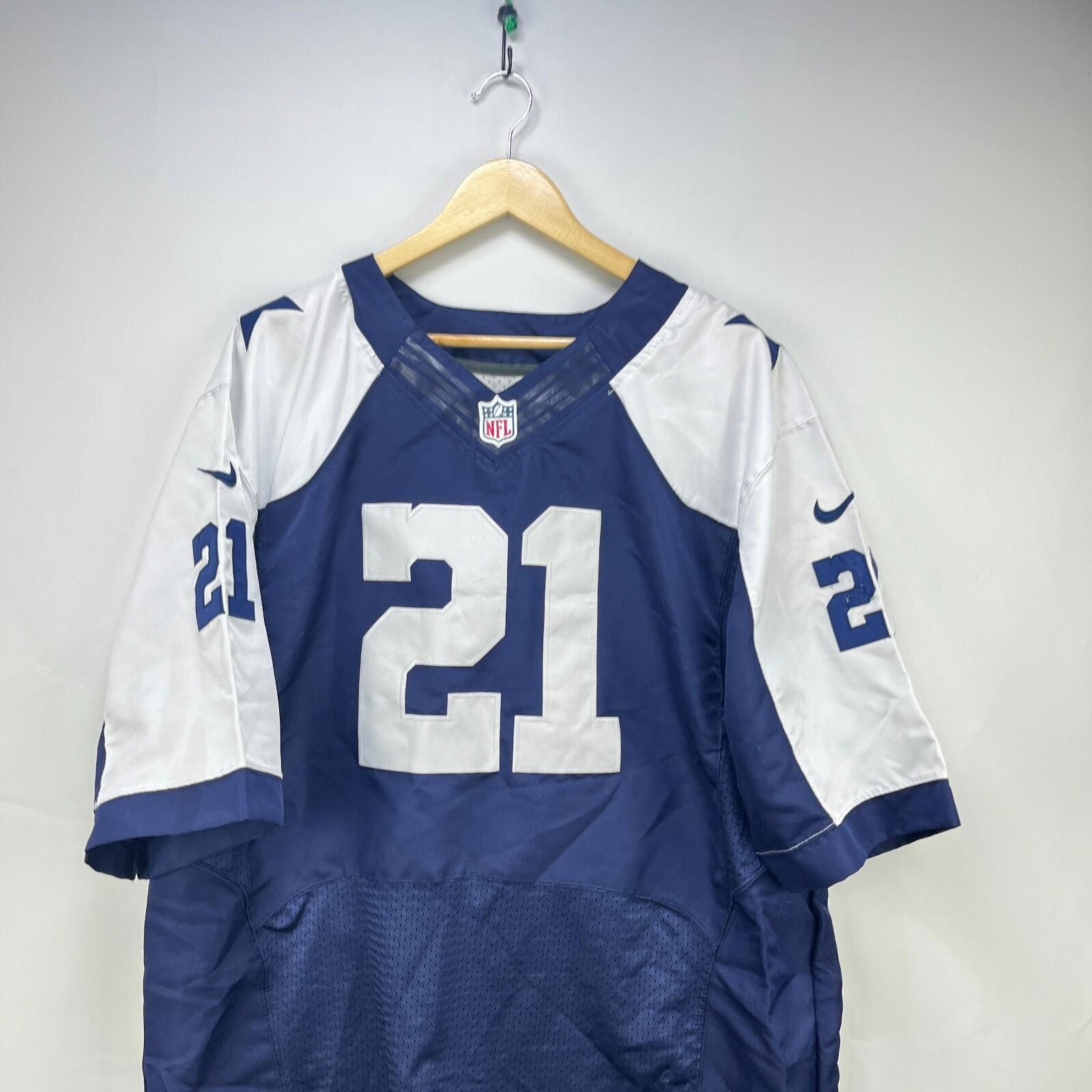 Nike Nike Dallas Cowboys Ezekiel Elliott NFL Jersey Size 52 2XL Size ONE SIZE - 2 Thumbnail