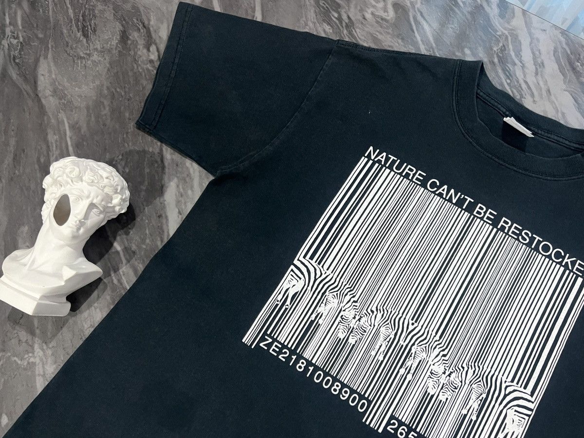 Vintage Nature Can’t Be : Human I Tees Zebra Barcode Size US M / EU 48-50 / 2 - 2 Thumbnail