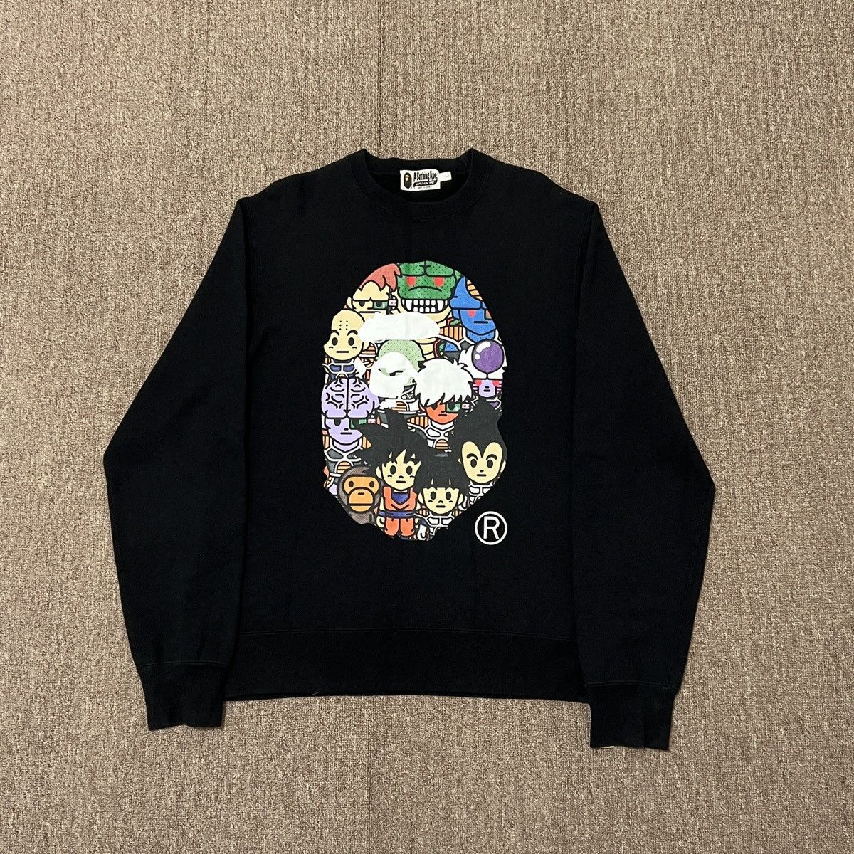Bape Bape x Dragonball Big ape Head Crewneck Size US L / EU 52-54 / 3 - 1 Thumbnail