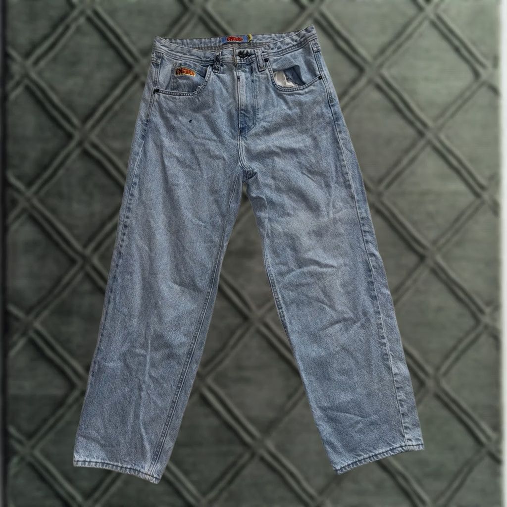 Empyre VINTAGE Empyre Jeans Mens Size 32 Relaxed Baggy Skater Pants Embroidered Blue Size US 32 / EU 48 - 1 Thumbnail