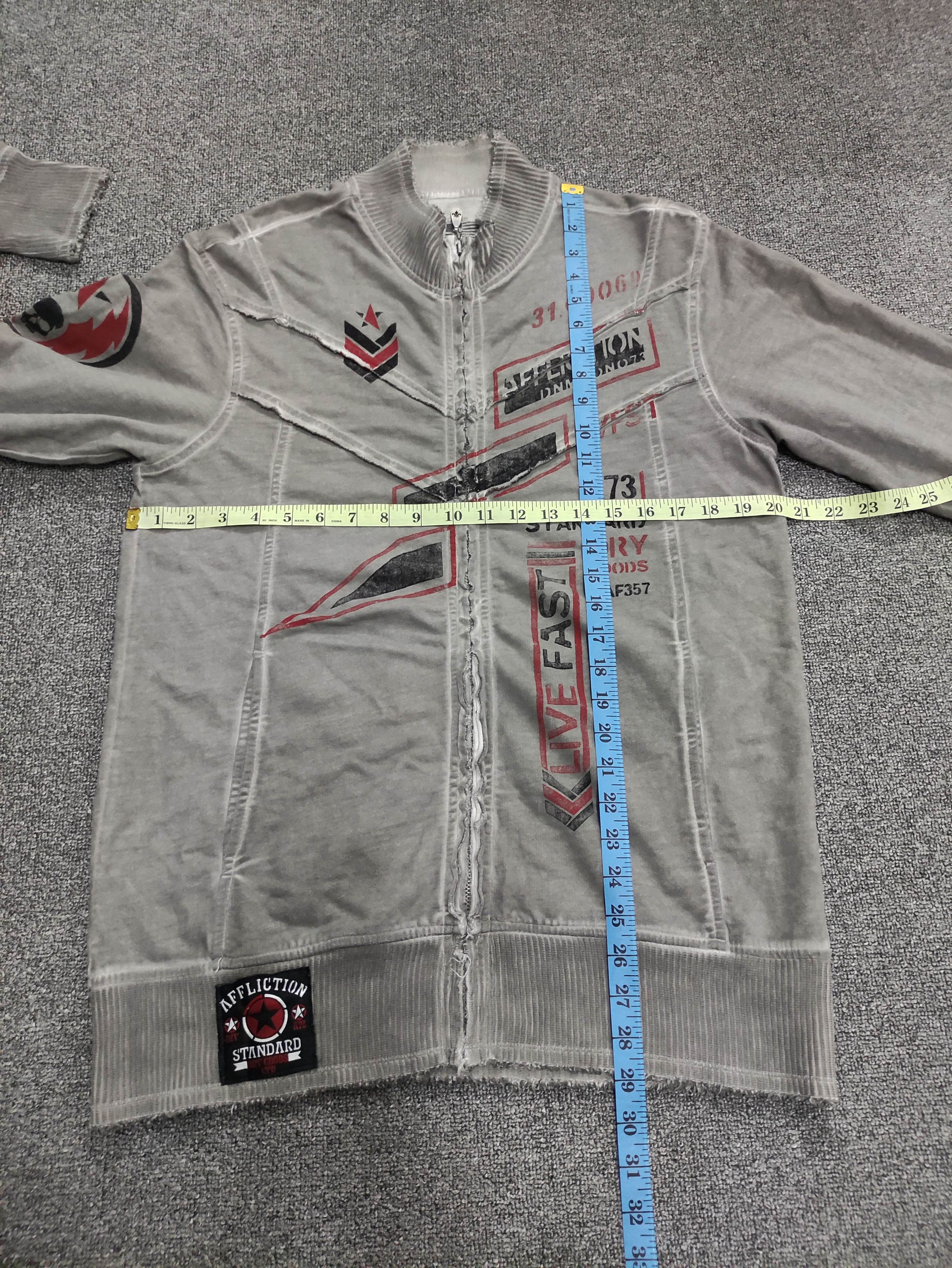 Affliction Vintage Affliction Sweater Zipper Punk Style Size US L / EU 52-54 / 3 - 9 Thumbnail