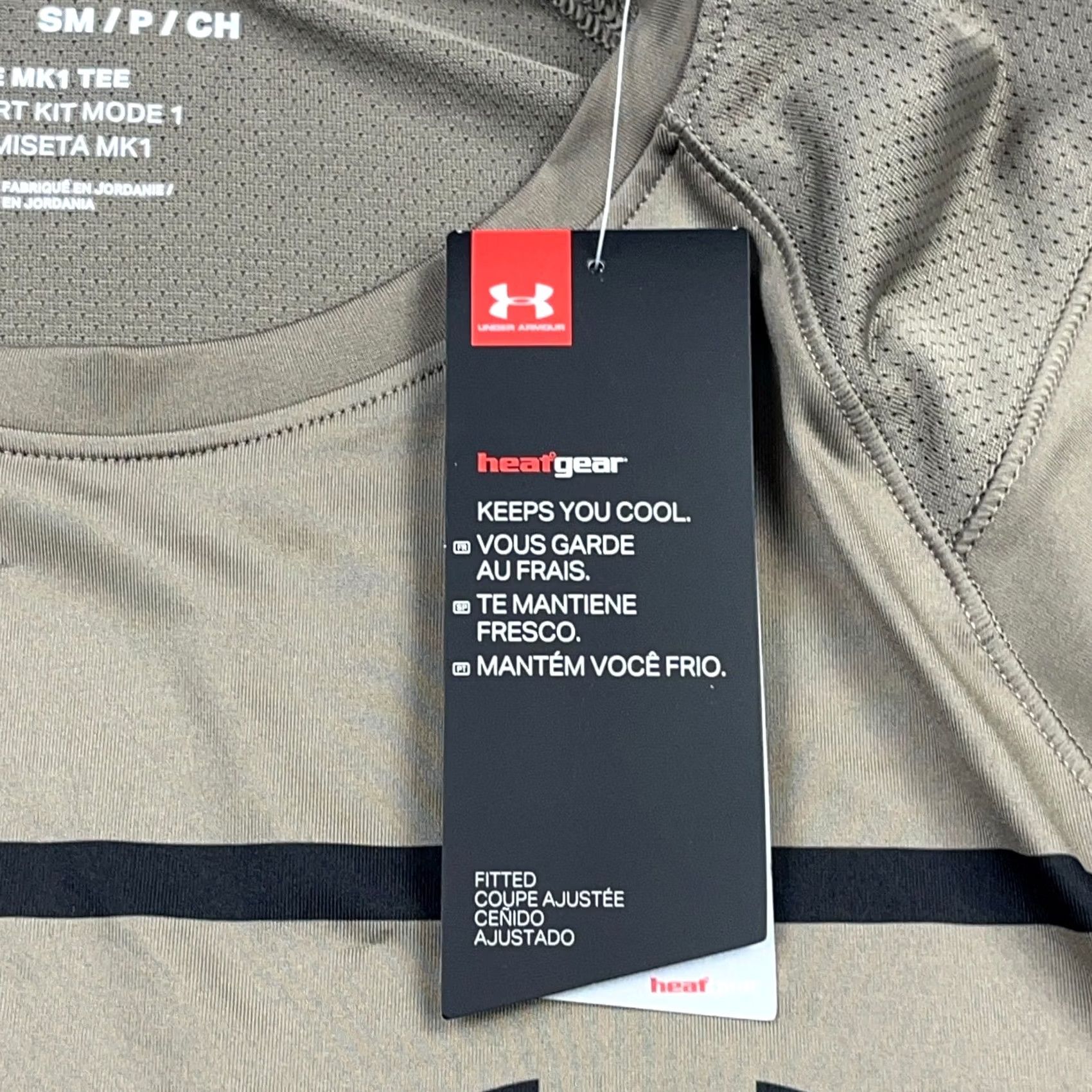 Under Armour Under Armour Shirt Men L Brown HeatGear Performance Tee Slim Fit Crew Neck Short Sleeve Moisture Wicking Logo USA Sports Classic Modern 90s? Size US L / EU 52-54 / 3 - 6 Thumbnail