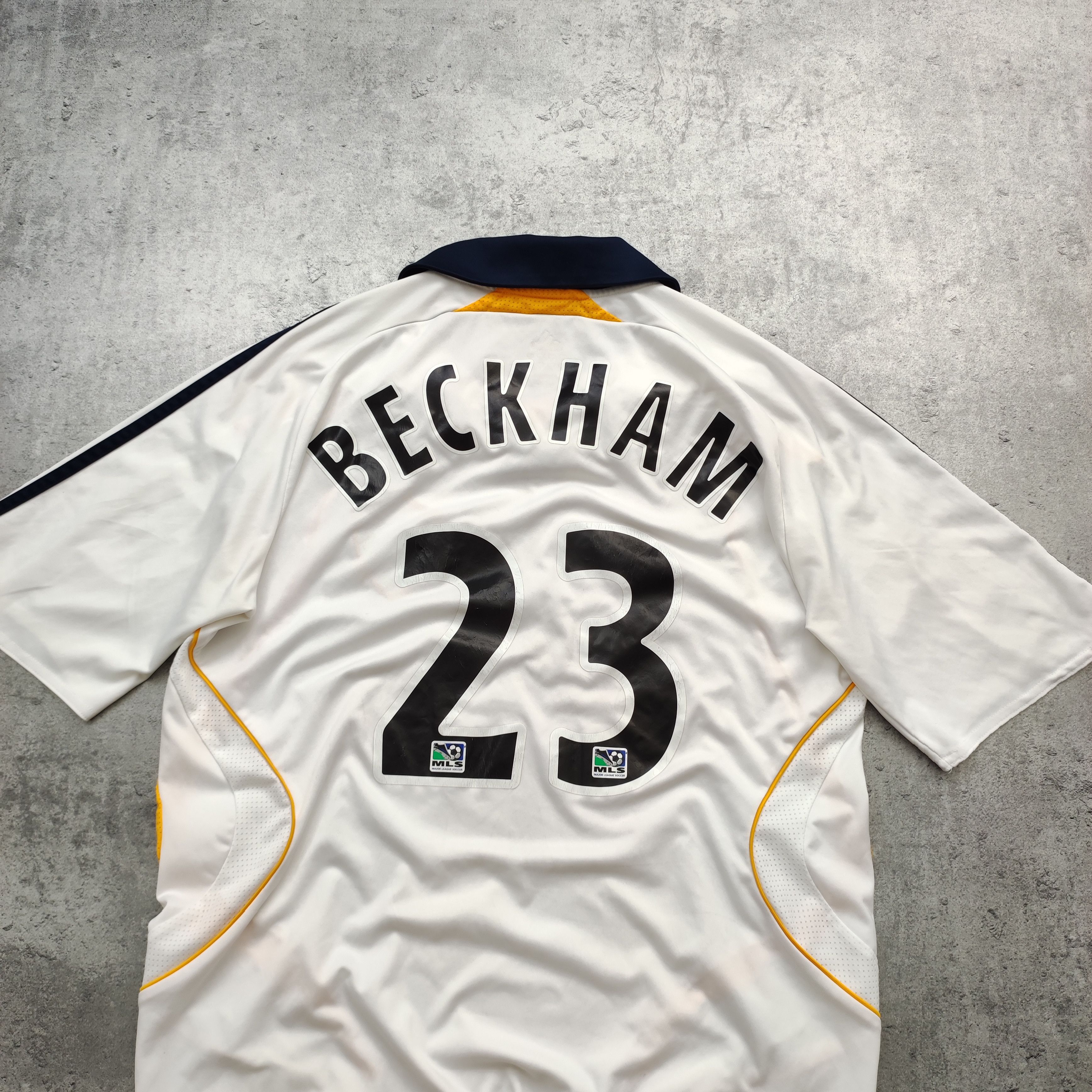 Vintage Vintage RARE 2007 Adidas x LA Galaxy #23 Beckham Jersey Size US M / EU 48-50 / 2 - 12 Thumbnail