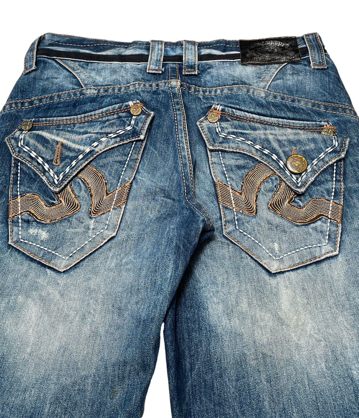 Japanese Brand × Vintage Vintage Japanese Brand Red Pepper Distressed Jeans 2000s Size US 31 - 8 Thumbnail