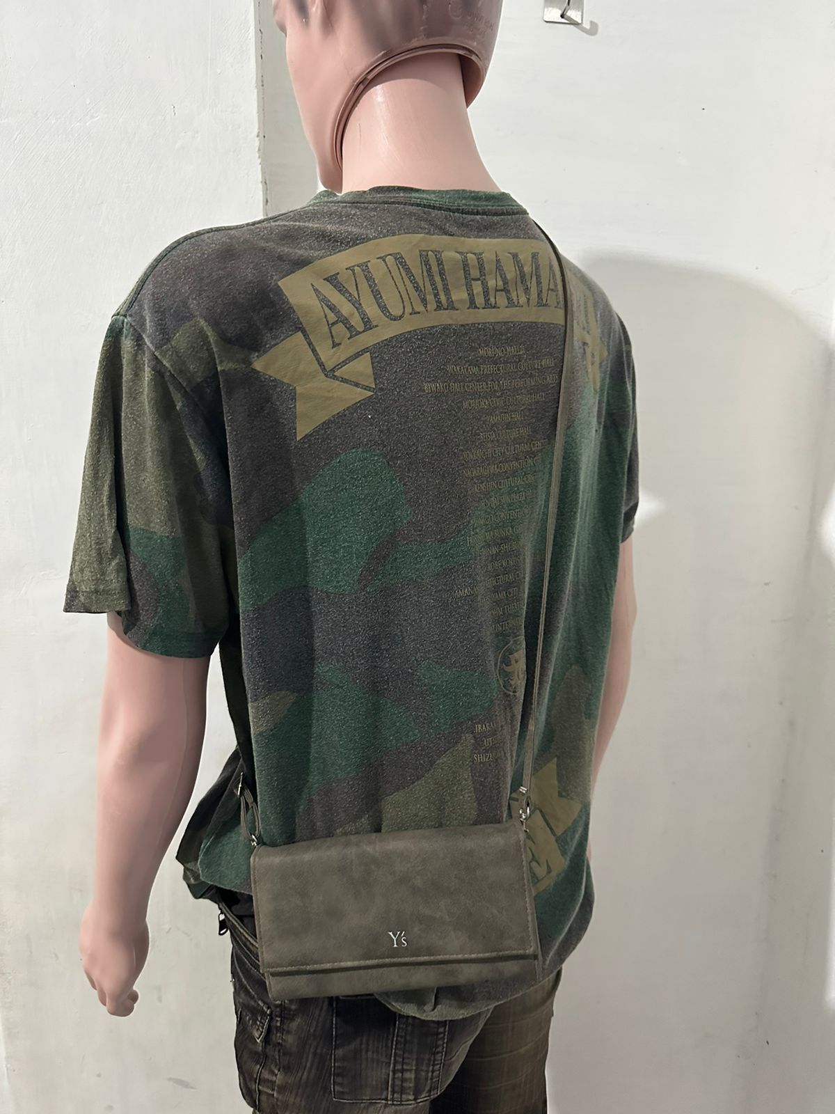 Y's × Yohji Yamamoto Y's Yohji Yamamoto Crossbody Clutch Bag Lots Slot/pocket Size ONE SIZE - 2 Thumbnail