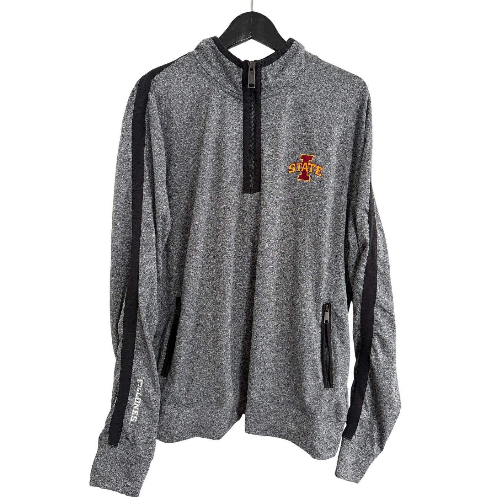 Camp David Iowa State Cyclones Gray 1/4-Zip Pullover Men's size XL Size US XL / EU 56 / 4 - 1 Thumbnail