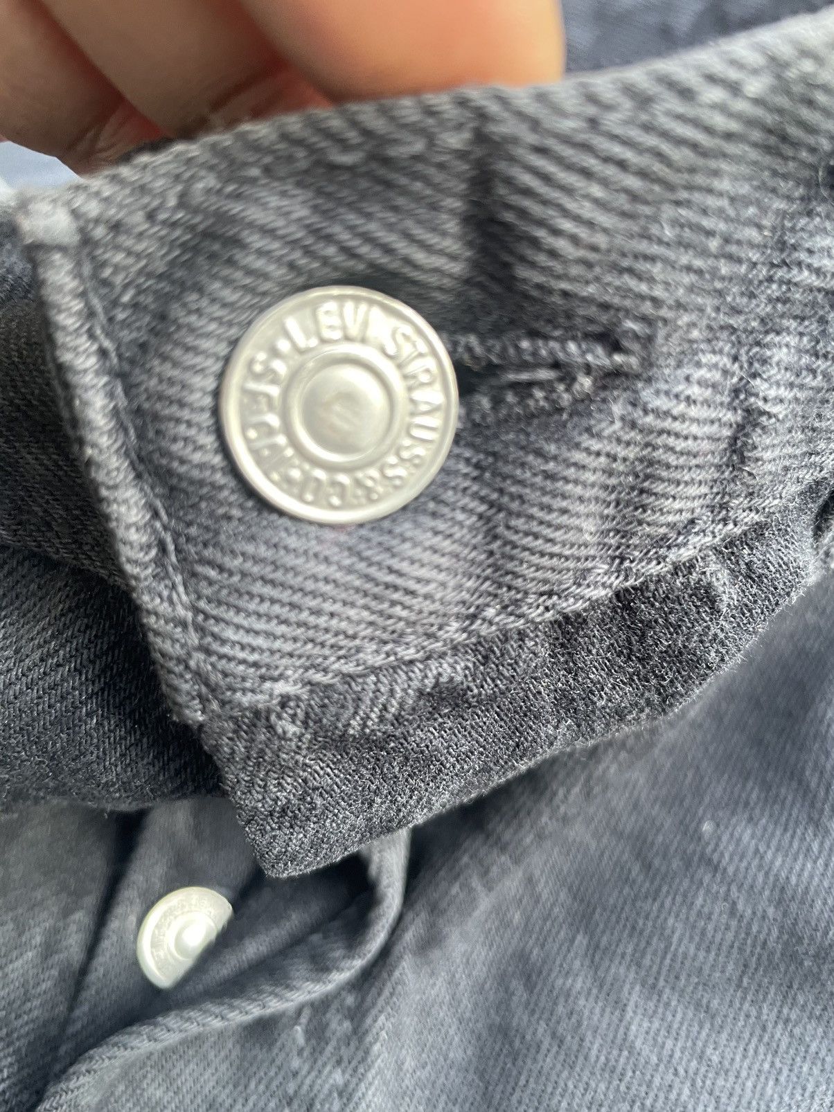 Levi's Vintage 90’s Levis 501 e Black Denim Size US 30 / EU 46 - 19 Thumbnail