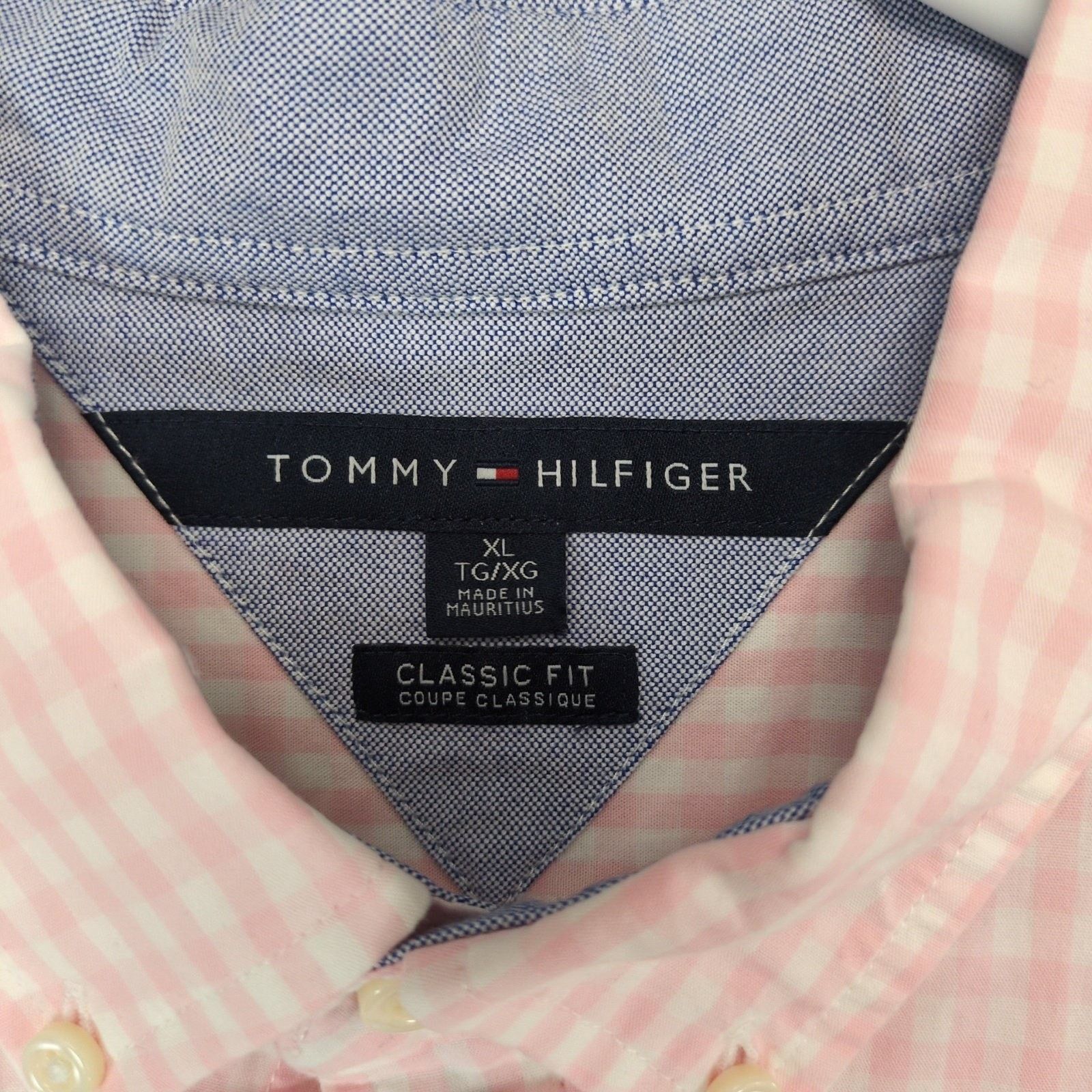 Tommy Hilfiger Tommy Hilfiger Men's XL Classic Fit Button Down Shirt Size US XL / EU 56 / 4 - 2 Thumbnail