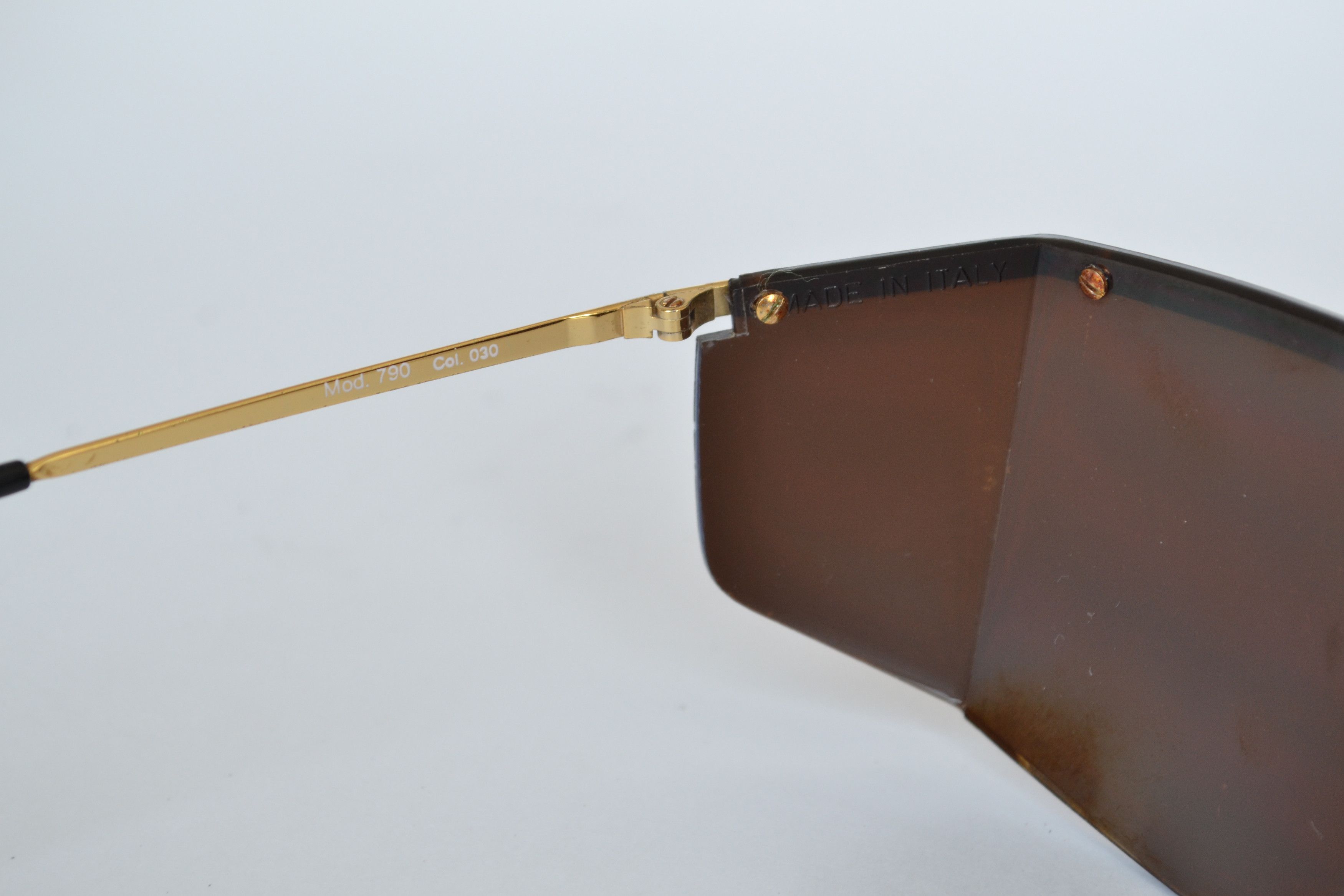 Versace 🔴 GIANNI VERSACE Sunglasses Mod 790 Shield Mask Mirror 90s Size ONE SIZE - 11 Thumbnail