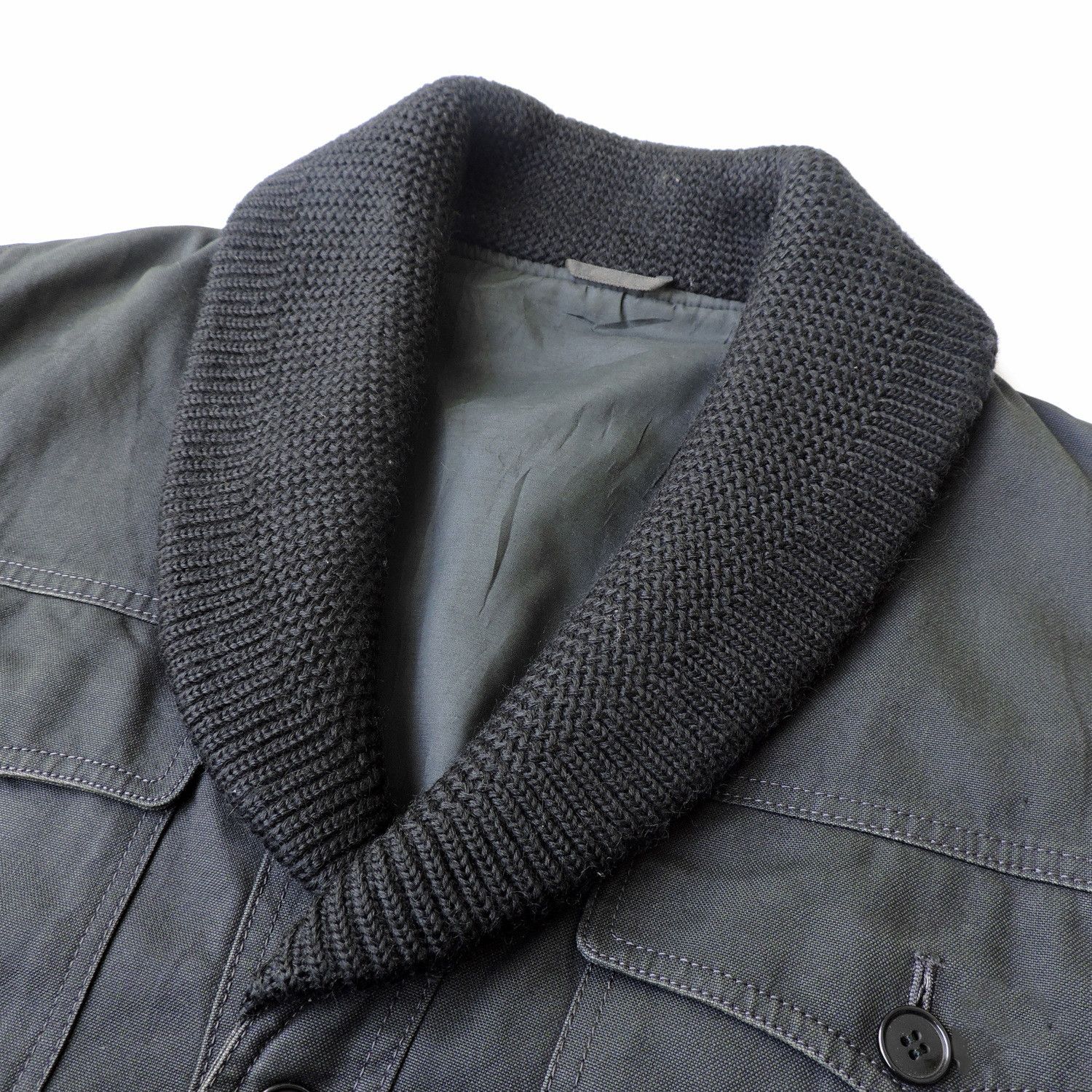 Yves Saint Laurent Yves Saint Laurent Wool Shawl Collar Coat Size US L / EU 52-54 / 3 - 7 Thumbnail