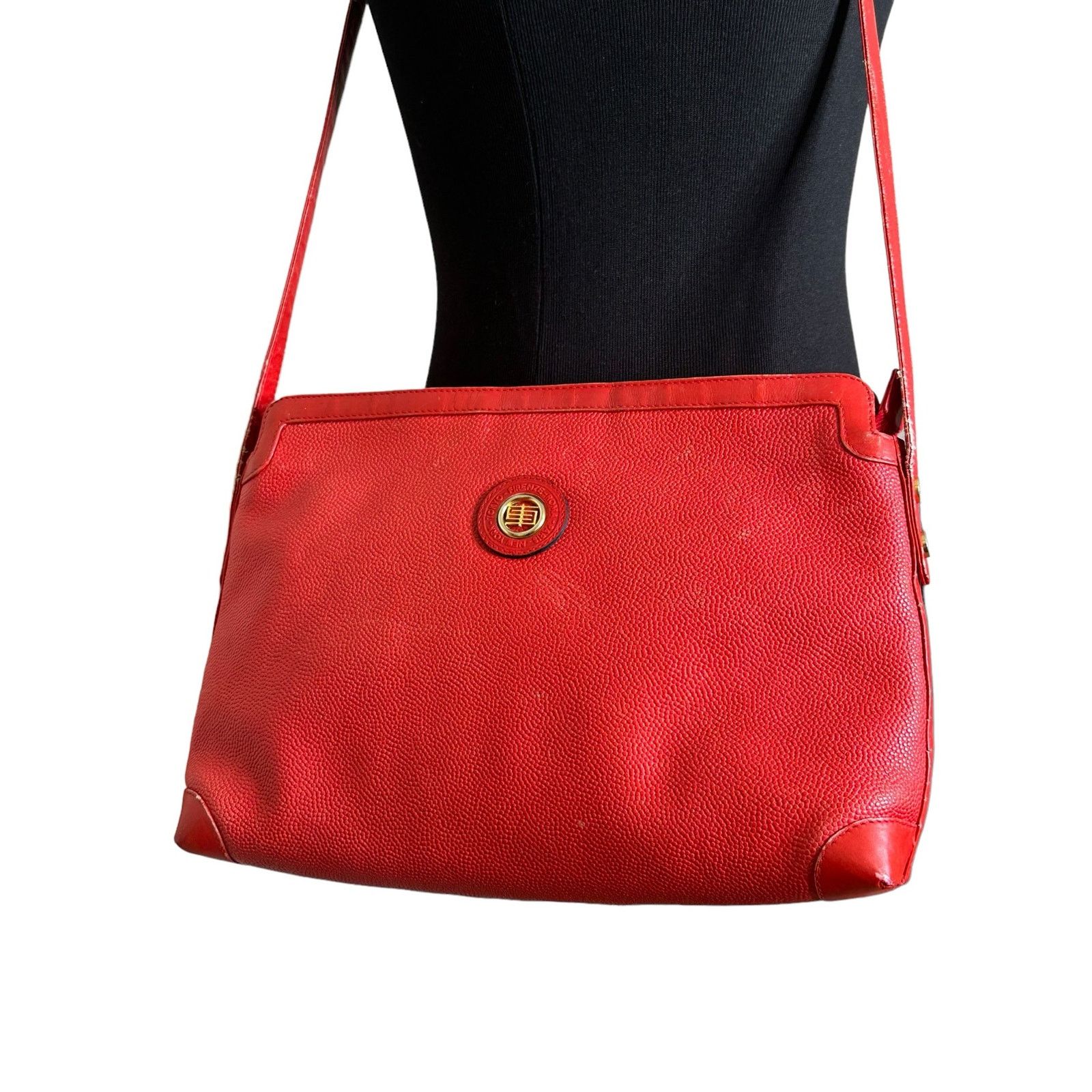 Emilio Pucci Emilio Pucci vintage red leather crossbody purse handbag Size ONE SIZE - 11 Thumbnail