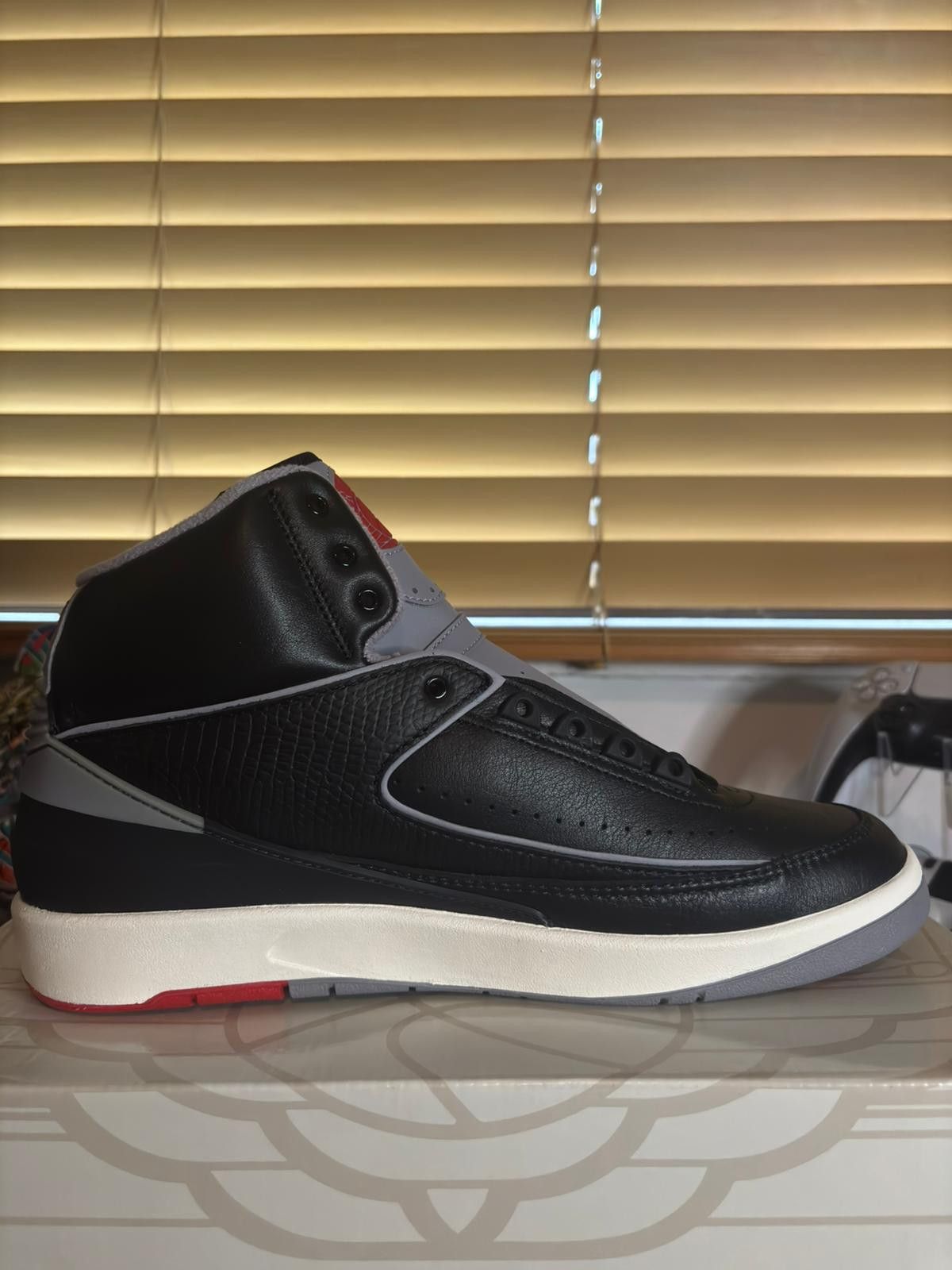 Jordan Brand Nike Air Jordan 2 Retro "Black Cement" Size US 11 / EU 44 - 1 Thumbnail