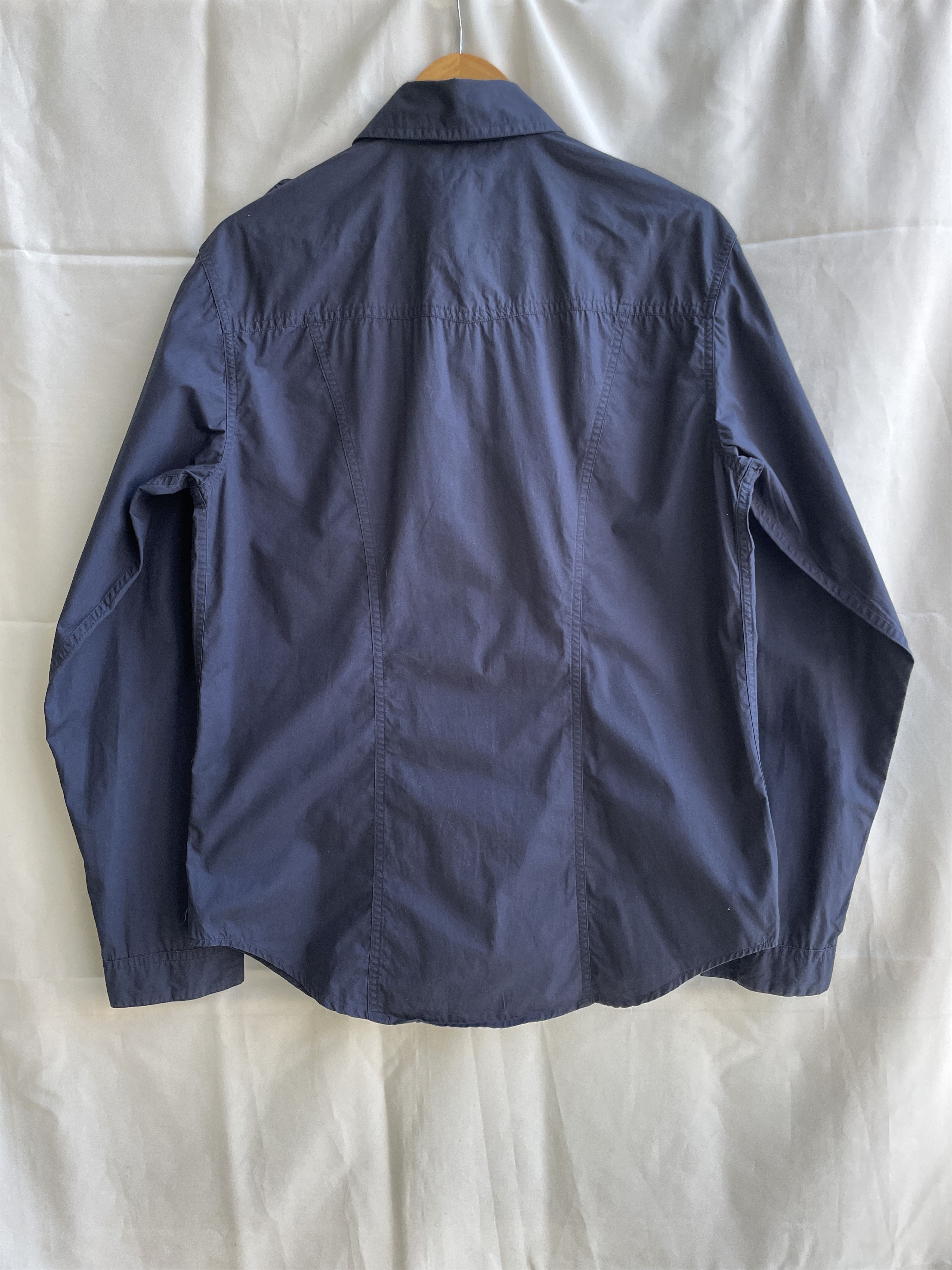 Armani Armani Jeans Vintage Utility Military Navy Zip Shirt Size US S / EU 44-46 / 1 - 2 Thumbnail
