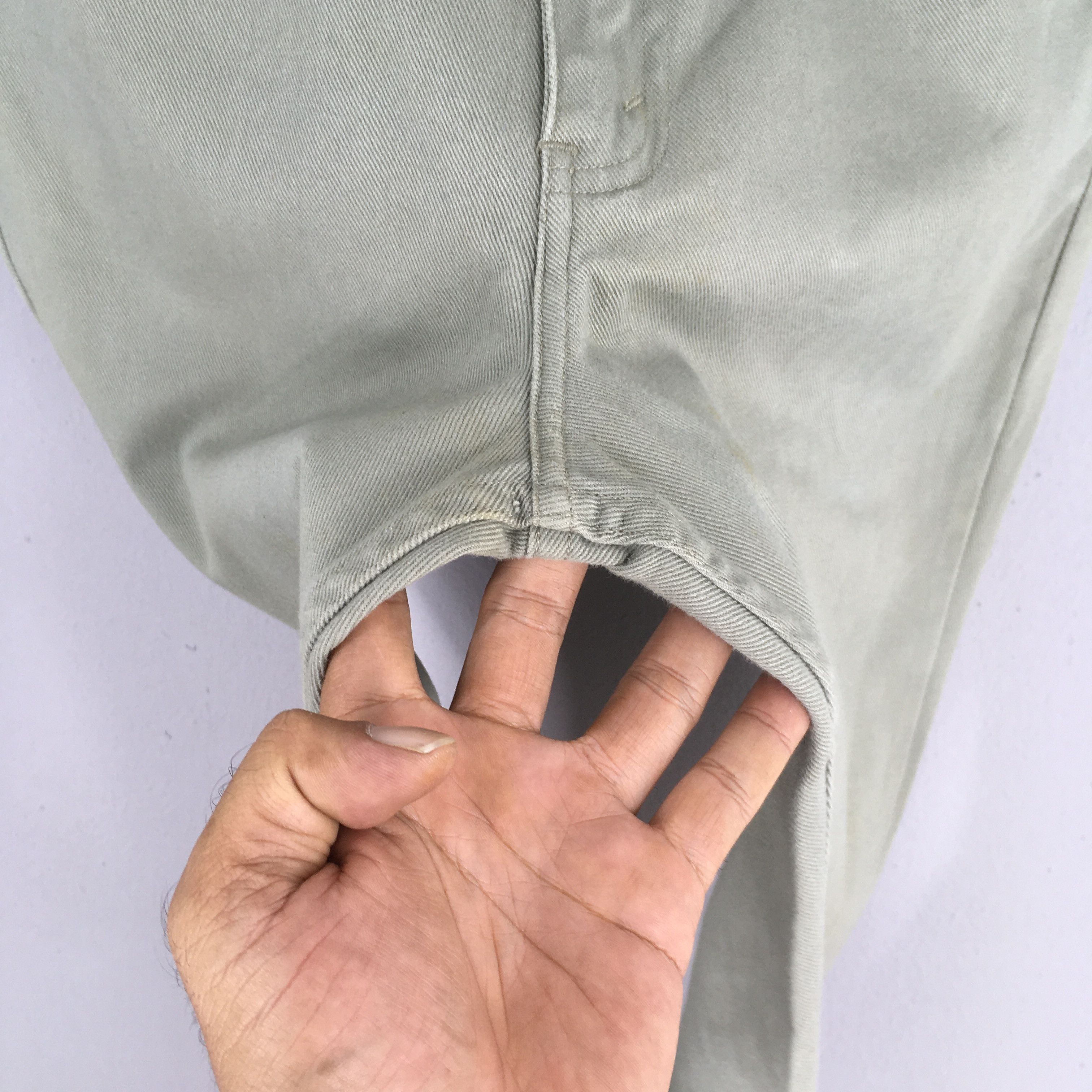 Levi's Size 31x33.5 Vintage Levi's 517 Bootcut Olive Pants S1898 Size US 31 - 5 Thumbnail