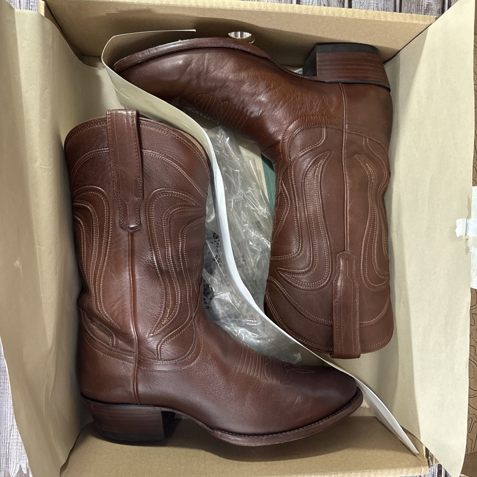 Tecovas Tecovas The Cartwright Cowboy Boots Size 10.5 D color Bourbo Size US 10.5 / EU 43-44 - 9 Thumbnail
