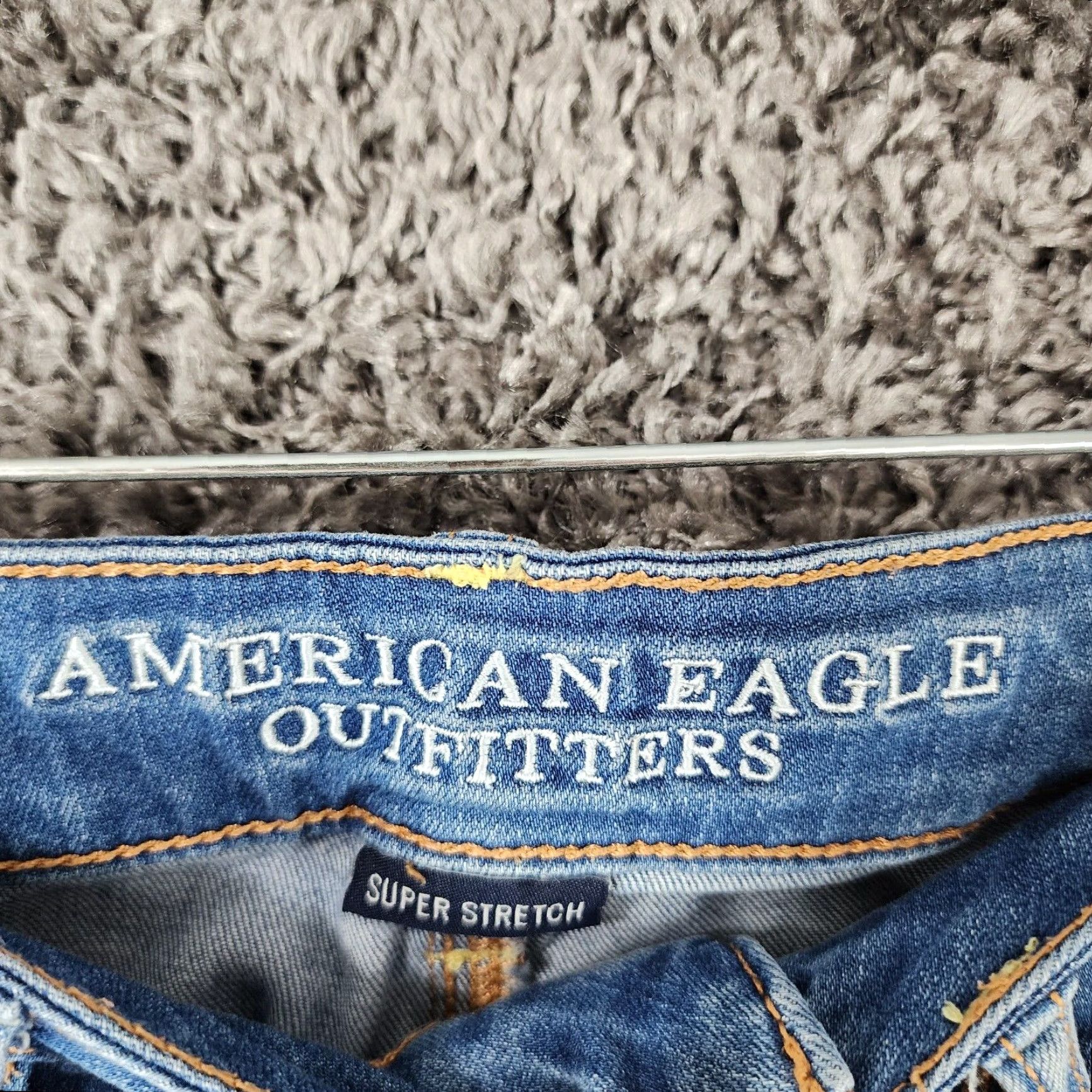 American Eagle Outfitters VINTAGE American Eagle Womens Jeans Ankle Size 00 Blue Super Stretch Jeggings Size 24" / US 00 / IT 34 - 5 Thumbnail