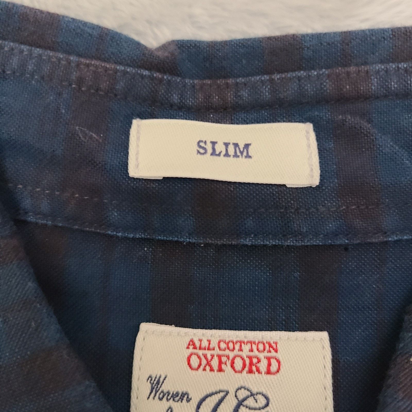 J.Crew J Crew Shirt Mens Sz Medium Blue Slim Fit Oxford Button Down Size US M / EU 48-50 / 2 - 2 Thumbnail