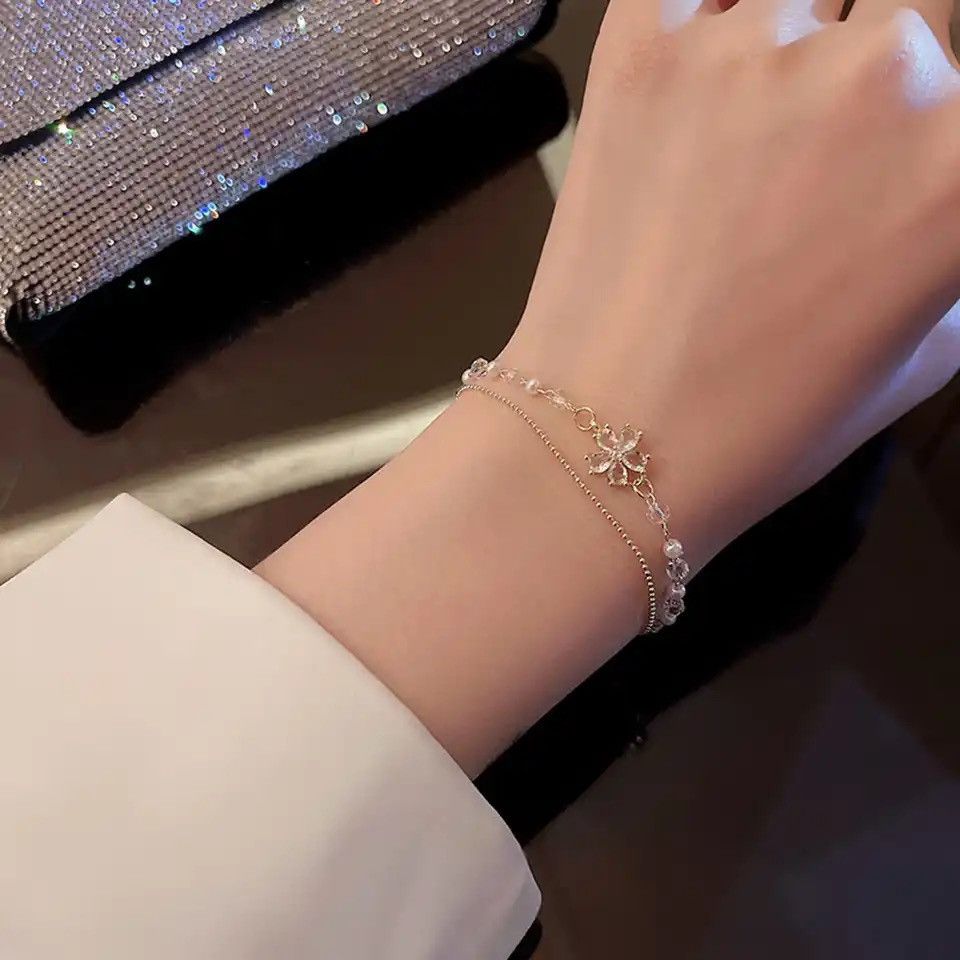 Other Delicate Flower Charm Bracelet Size ONE SIZE - 3 Thumbnail