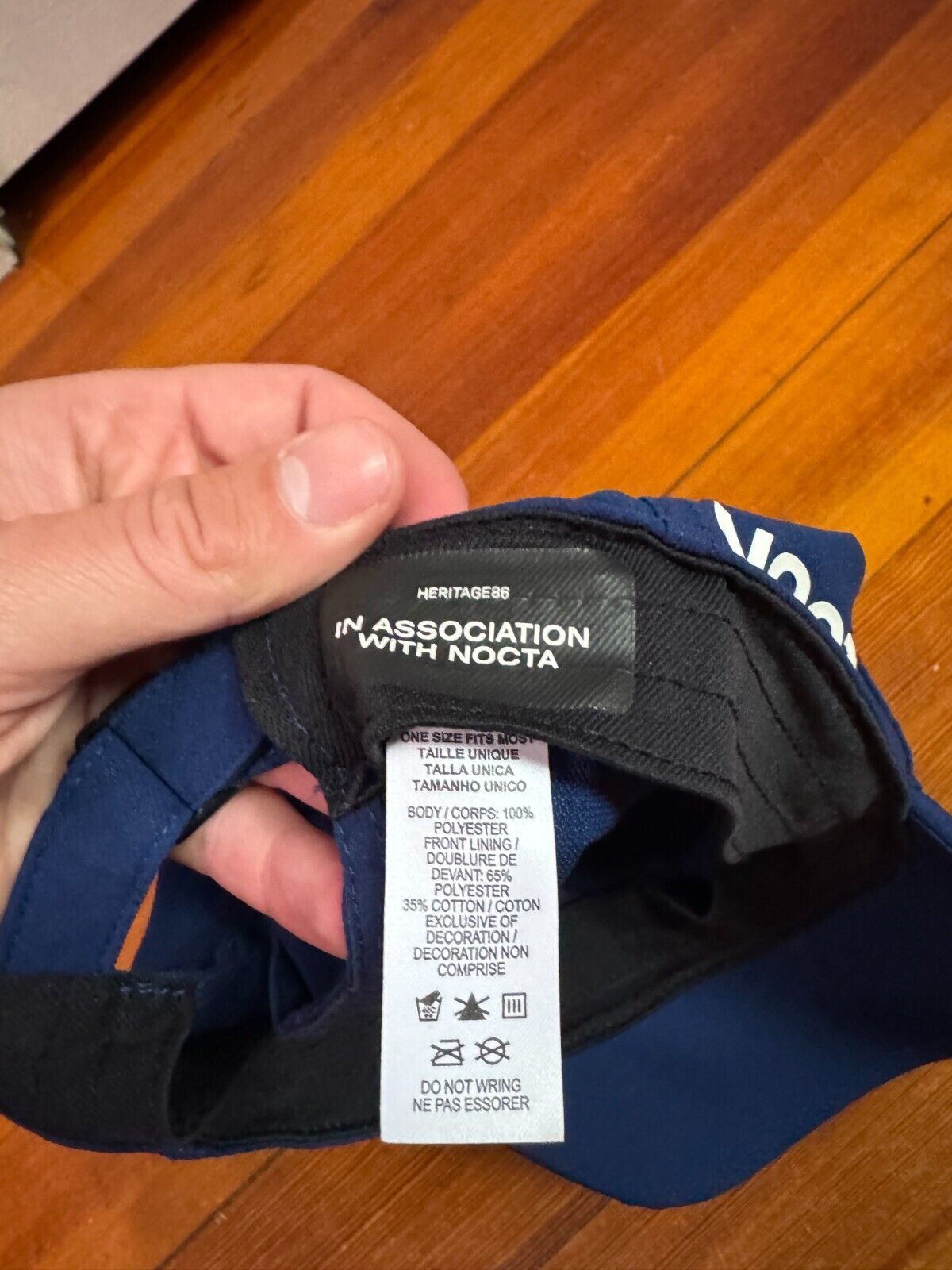 Drake × NOCTA × Nike Nike x NOCTA SSC Cardinal Stock Cap Hat Heritage86 Navy Blue Size ONE SIZE - 7 Thumbnail