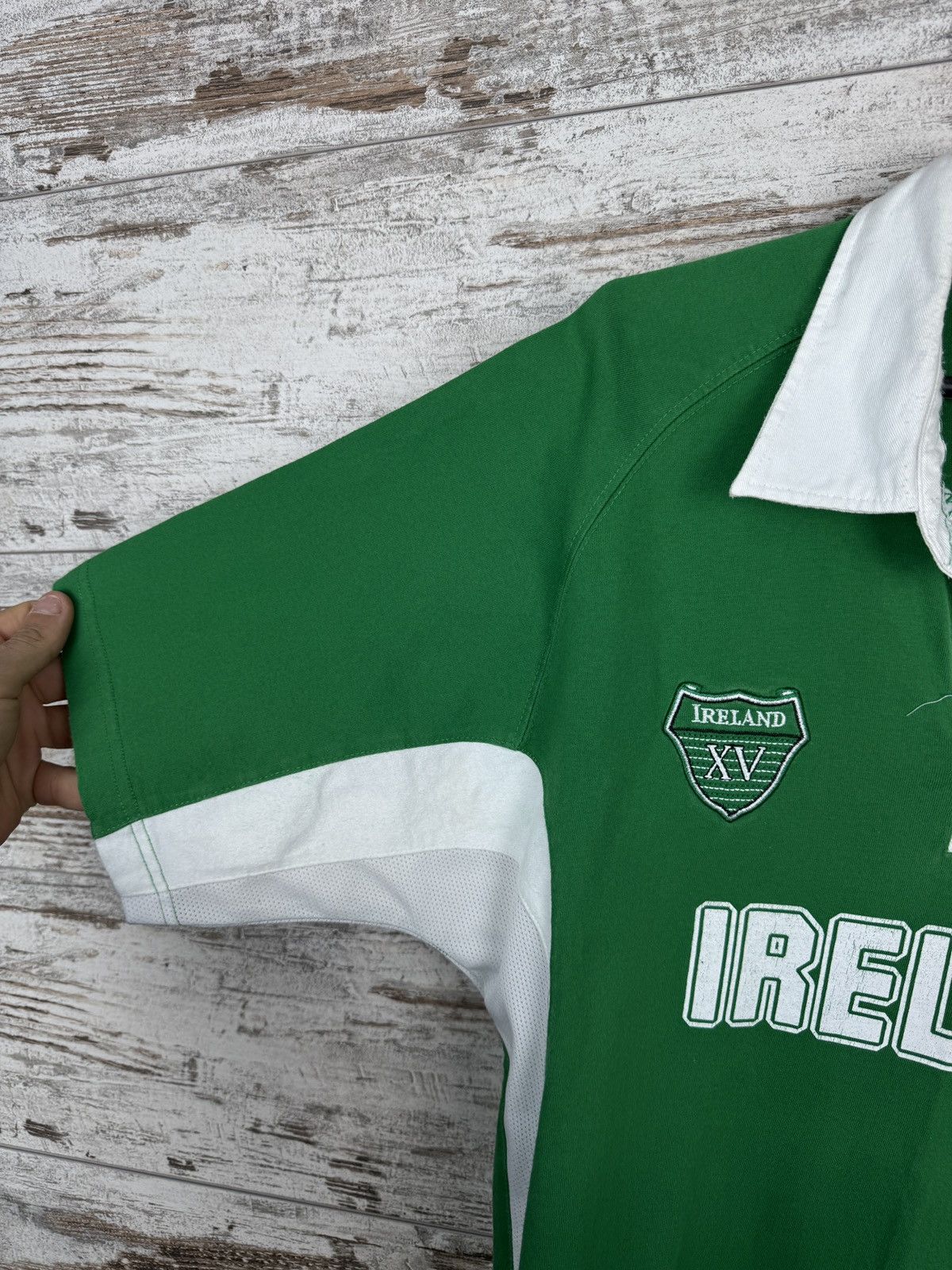 Vintage Mens Vintage Ireland Rugby polos T-shirt tee Size US L / EU 52-54 / 3 - 5 Thumbnail