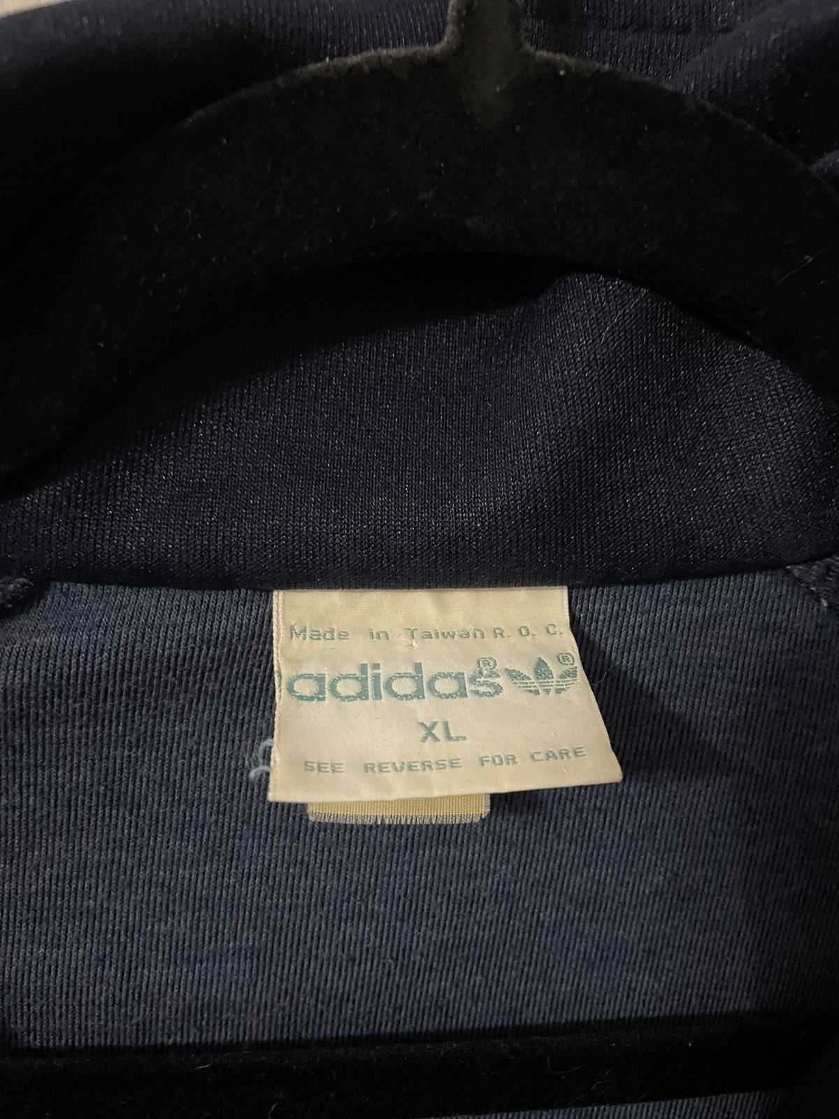 Other Vintage 1970-80’s Adidas Jacket Mens XL Blue Full Zip Stripe Size US XL / EU 56 / 4 - 3 Thumbnail