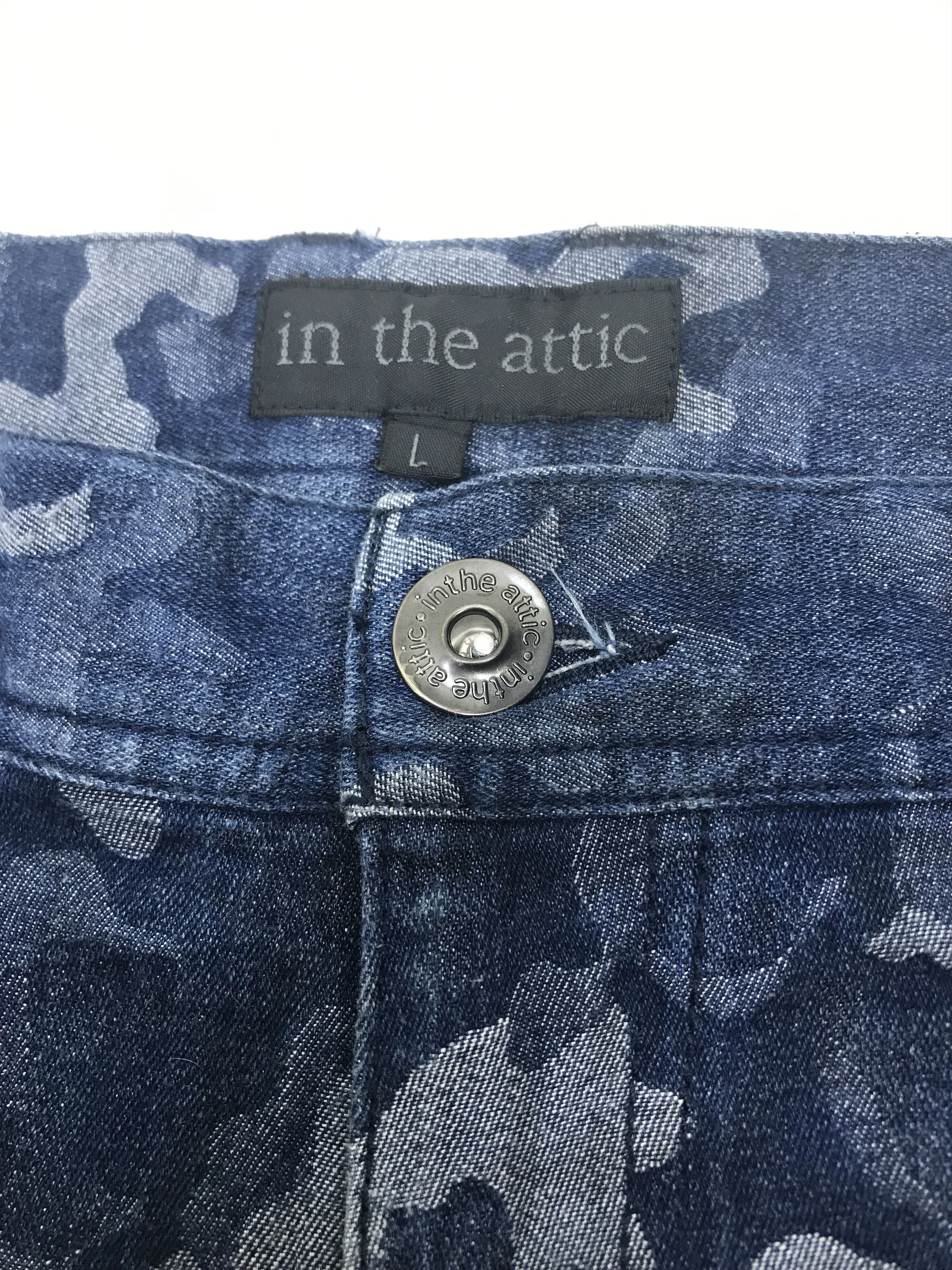 In The Attic Vintage In The Attic Camo Design Multi Pocket Cargo Jeans Size US 34 / EU 50 - 14 Thumbnail