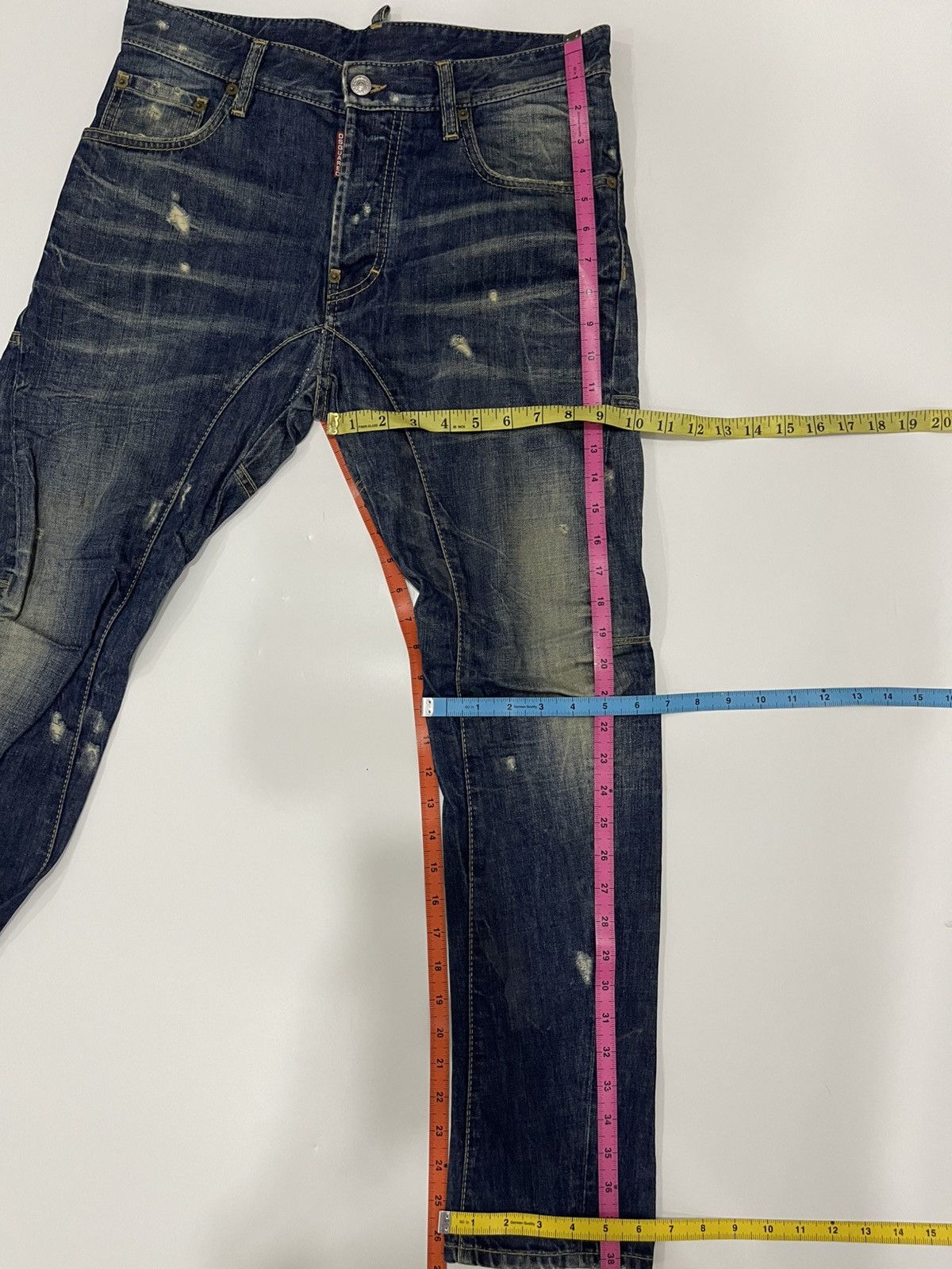Dsquared2 DSQUARED2 Denim Blue Men's Slim Skinny Jeans Size US 30 / EU 46 - 8 Thumbnail