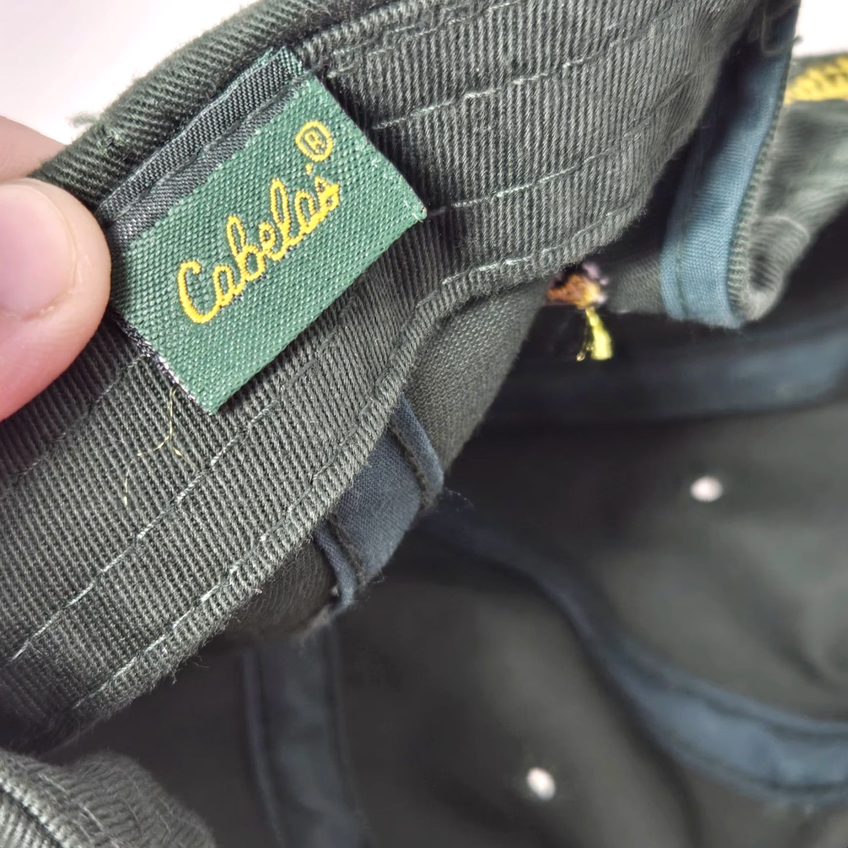 Vintage Cabela's Green Adjustable Strap Back Logo Ball Cap Hat User: Cabela's Green Adjustable Strap Back Logo Ball Cap Hat Size ONE SIZE - 7 Thumbnail