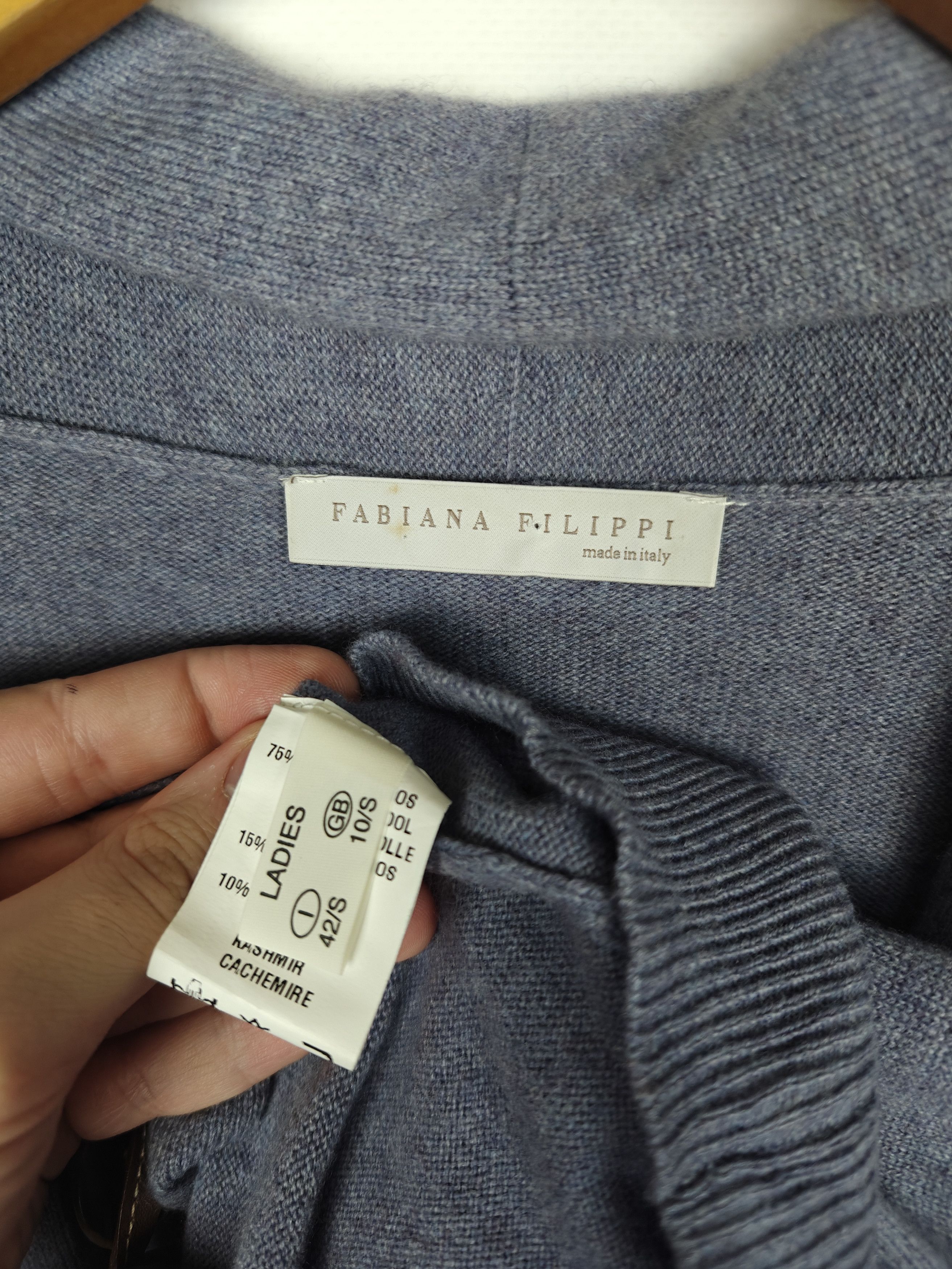 Fabiana Filippi Fabiana Filippi Wool Sweater Cardigan Pullover size US S Size S / US 4 / IT 40 - 8 Thumbnail