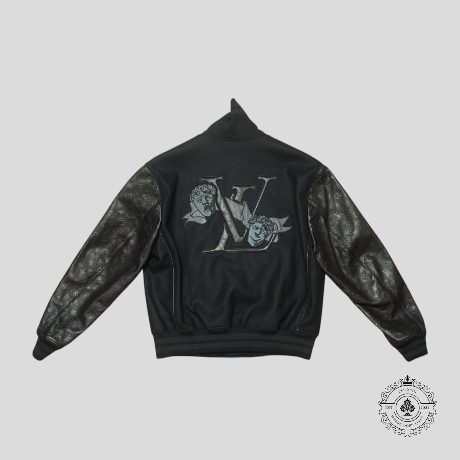 Louis Vuitton Louis Vuitton Melpomene Varsity Jacket in Black - 52 Size US L / EU 52-54 / 3 - 2 Thumbnail