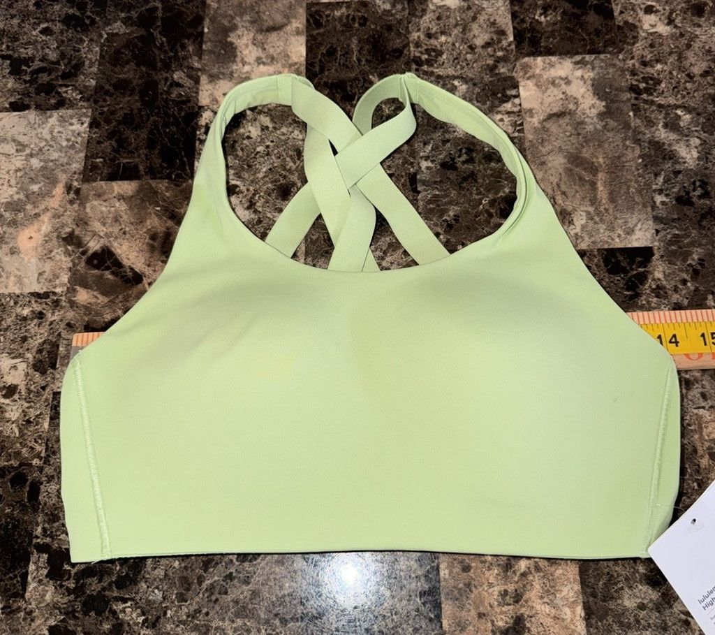 Lululemon LULULEMON ENERGY HIGH SUPPORT BRA LEMONGRASS SIZE 34DD NWT Size XXS / US 00 / IT 34 - 10 Thumbnail