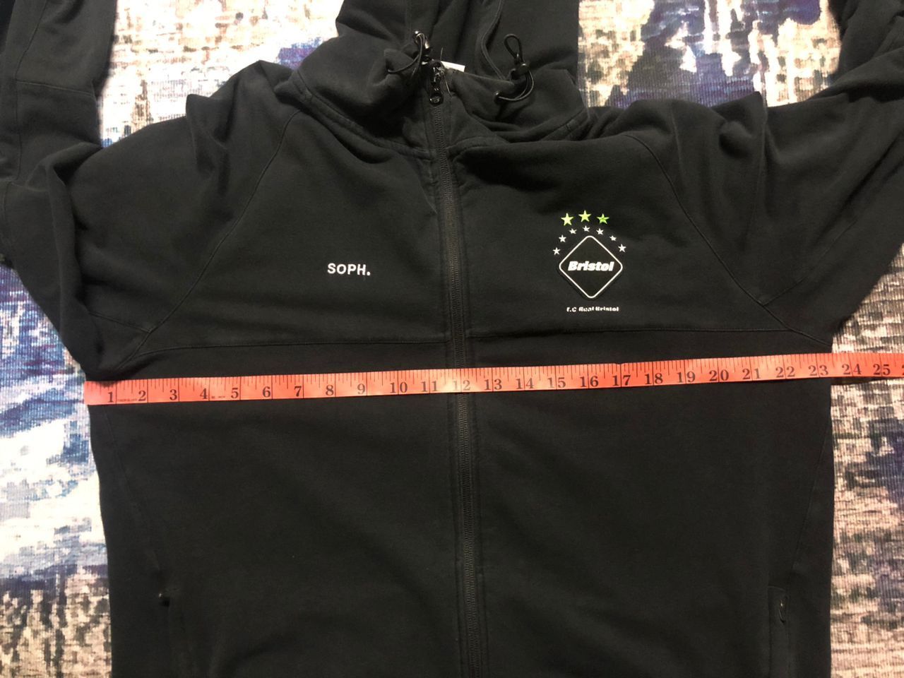 F.C. Real Bristol F.C. Real Bristol x Sophnet. Stretch Zipper Hoodie Sunfaded Size US L / EU 52-54 / 3 - 21 Thumbnail