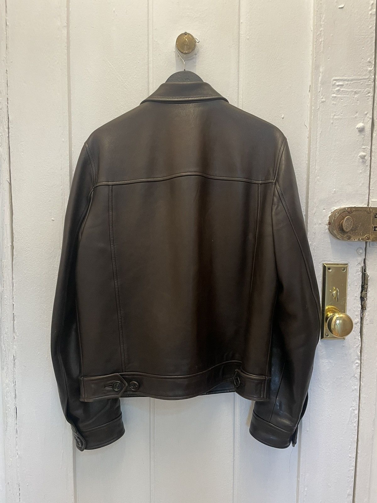 Prada × Raf Simons Prada Leather Jacket - Designed by Raf Simons Size US M / EU 48-50 / 2 - 2 Thumbnail