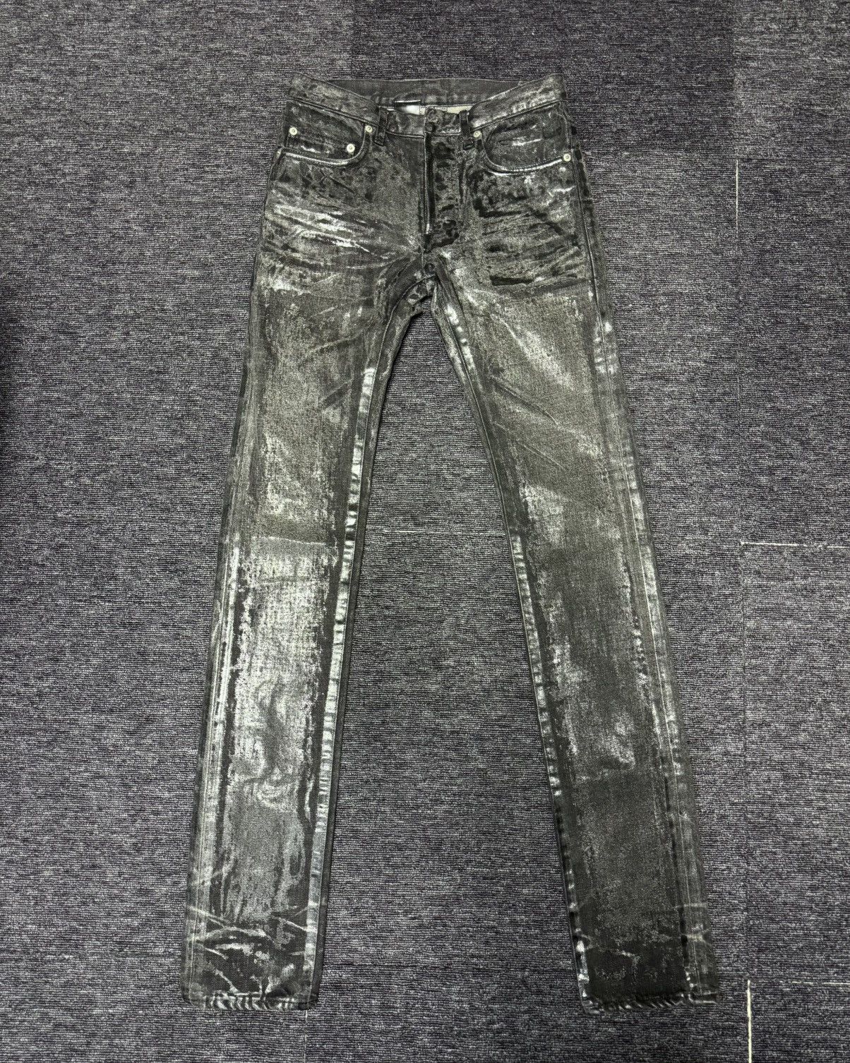 DIORHOMME Luster Coated Denim Eddie Men's Size 29 From Japan