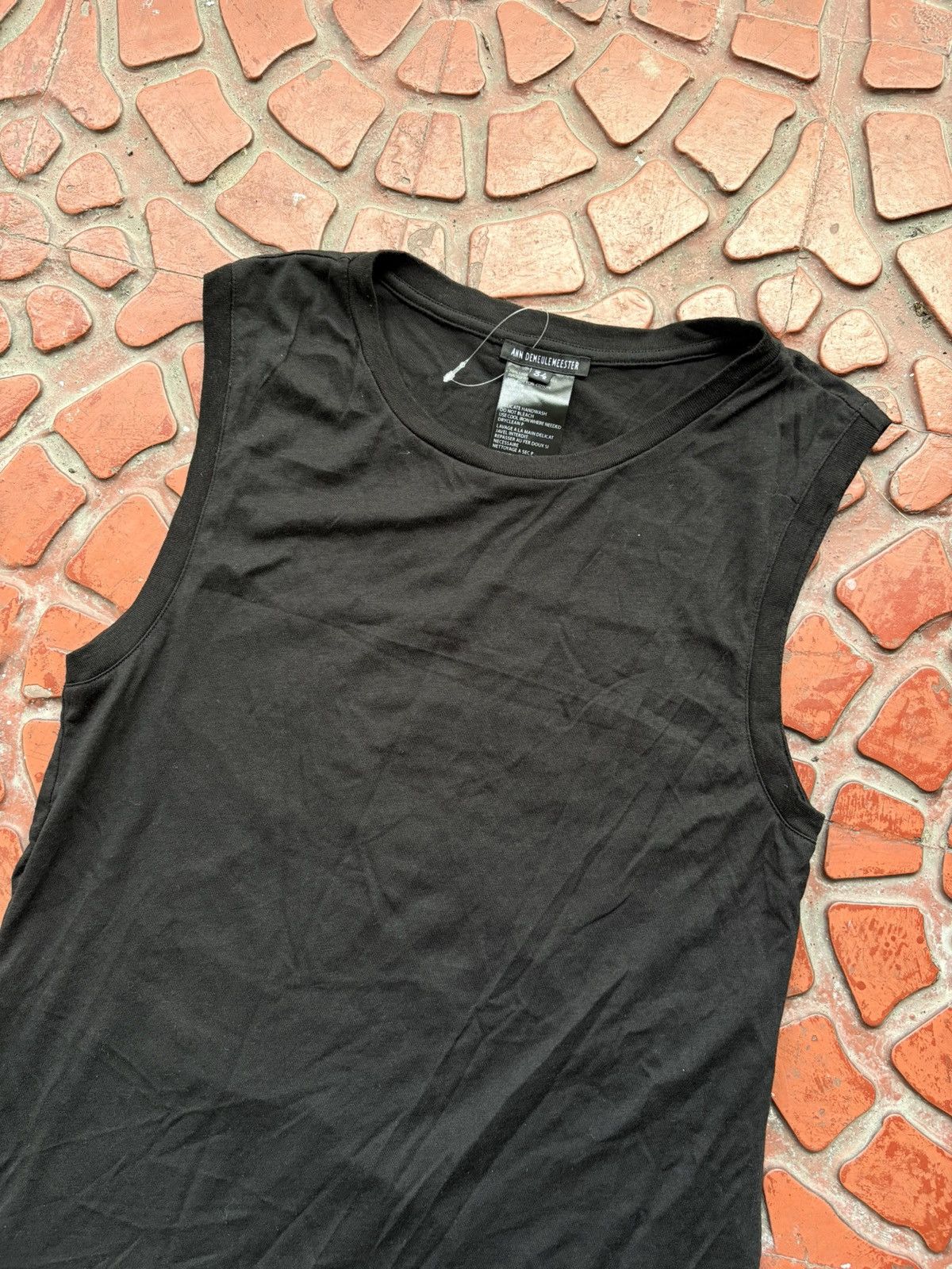 Ann Demeulemeester ANN DEMEULEMEESTER SCOOP NECK TANKTOP Size XXS / US 00 / IT 34 - 3 Thumbnail