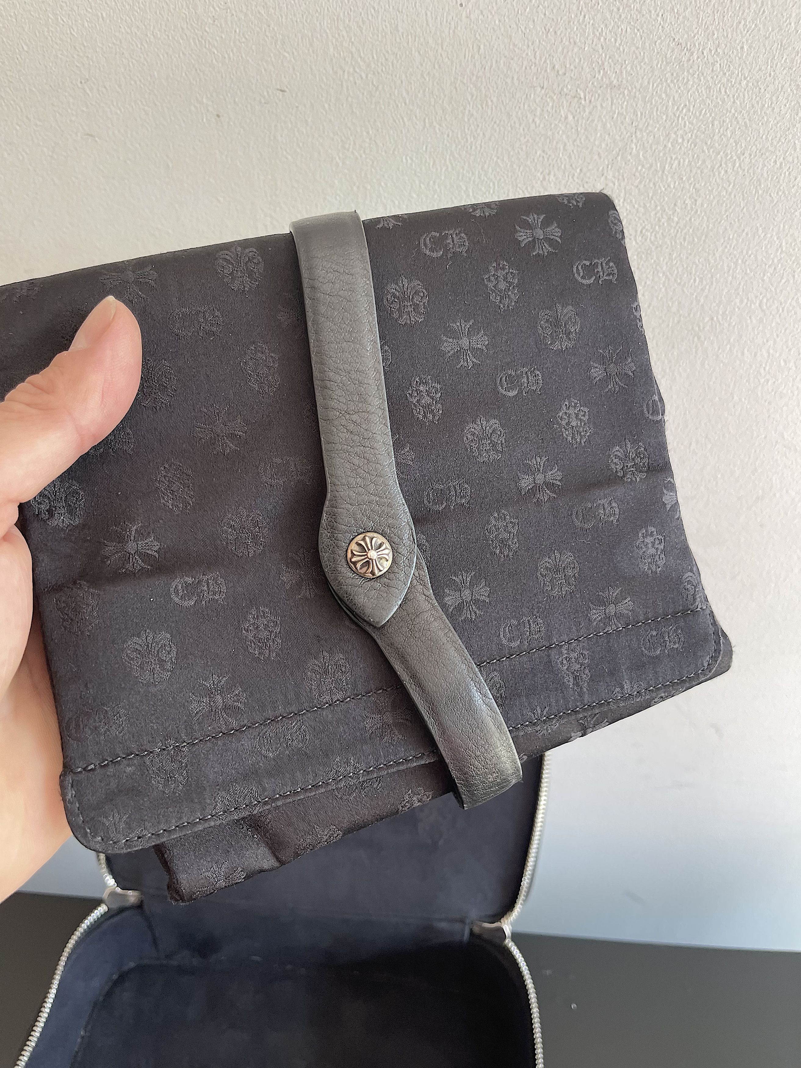 Chrome Hearts Leather Fleur Patch Jewelry Travel Case Box (OS) Size ONE SIZE - 14 Thumbnail
