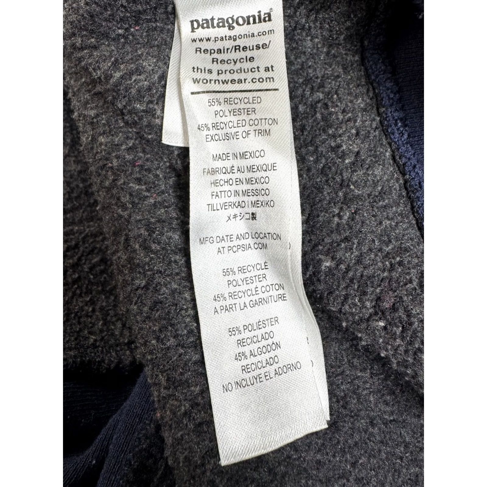 Patagonia Patagonia Men's L Upisral Hoody Pullover Hoodie Navy Blue Regular Fit Size US L / EU 52-54 / 3 - 4 Thumbnail
