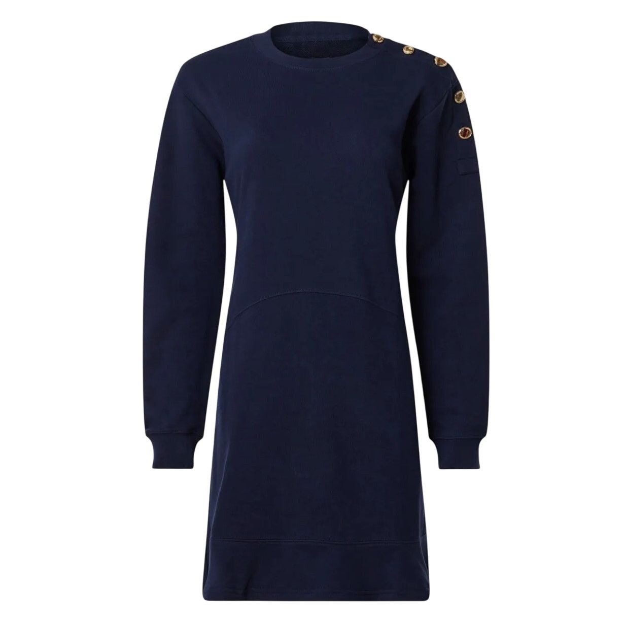 Derek Lam 10 Crosby Derek Lam 10 Crosby Camden Sweater Dress in Navy, Size L Size L / US 10 / IT 46 - 1 Thumbnail