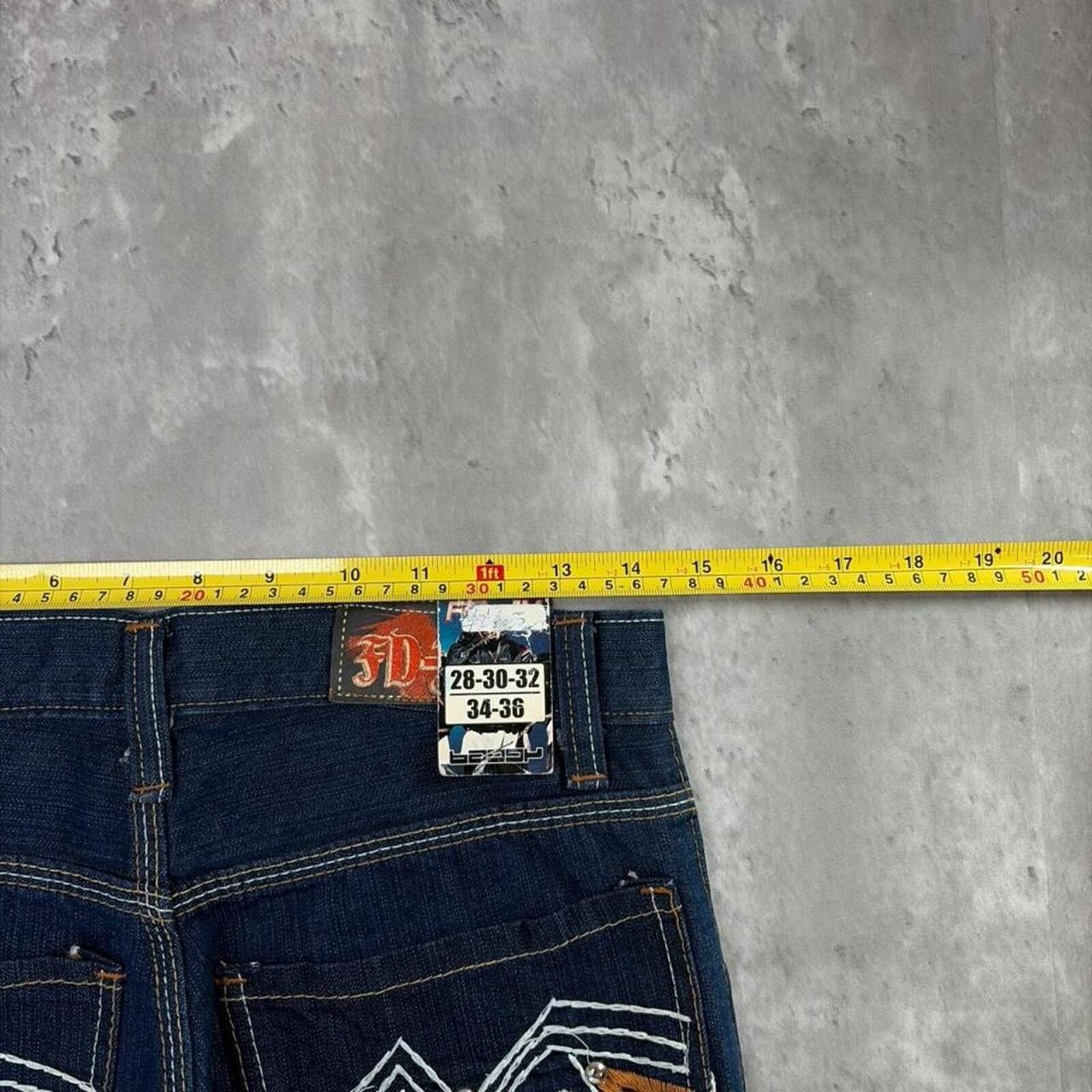Other Y2K American Vintage Deadstock Baggy Carpenter Denim Jeans Size 28" / US 6 / IT 42 - 5 Thumbnail