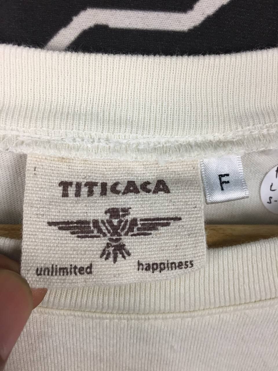 Japanese Brand TITICACA Japan Long Sleeve Graphic Tee Tribal Print Sleeves Size US L / EU 52-54 / 3 - 11 Thumbnail