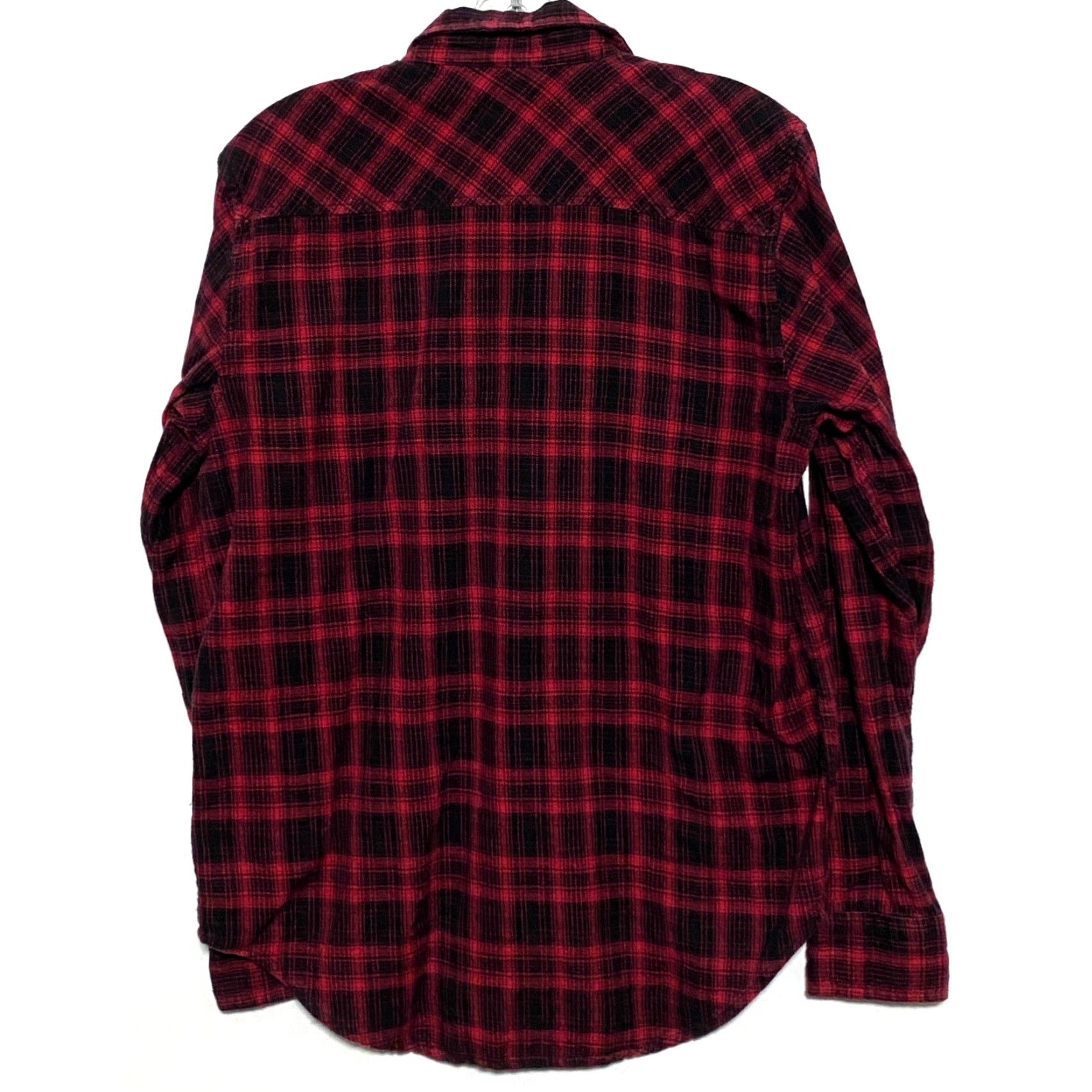 Vintage XXX Rude Flannel Plaid Button Shirt Mens S Button-Up Casual Grunge Western 2 Pocket Fall Winter 2016 Y2K Skater Cowboys Mens Size US S / EU 44-46 / 1 - 6 Thumbnail