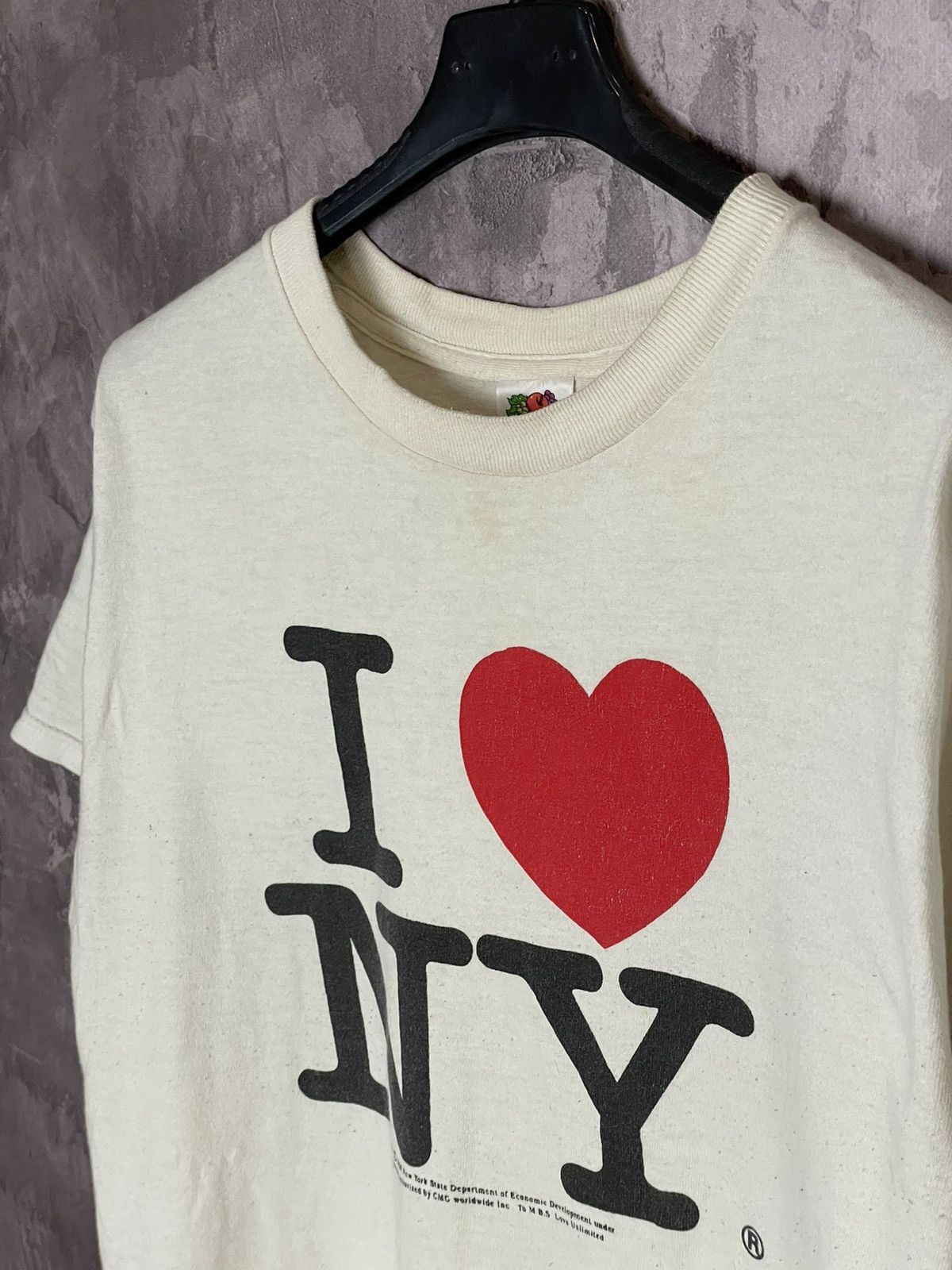 Vintage Rare! 1996 Vintage New York T Shirt I Love NY 90’s USA Hype Size US S / EU 44-46 / 1 - 10 Thumbnail